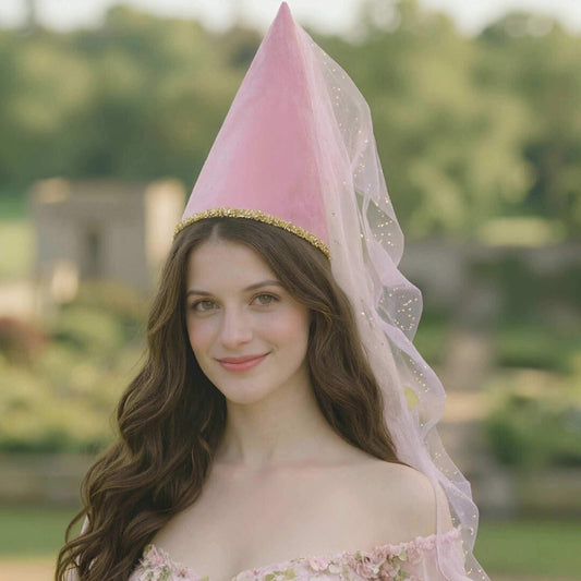 Medieval Princess Hat - Pink