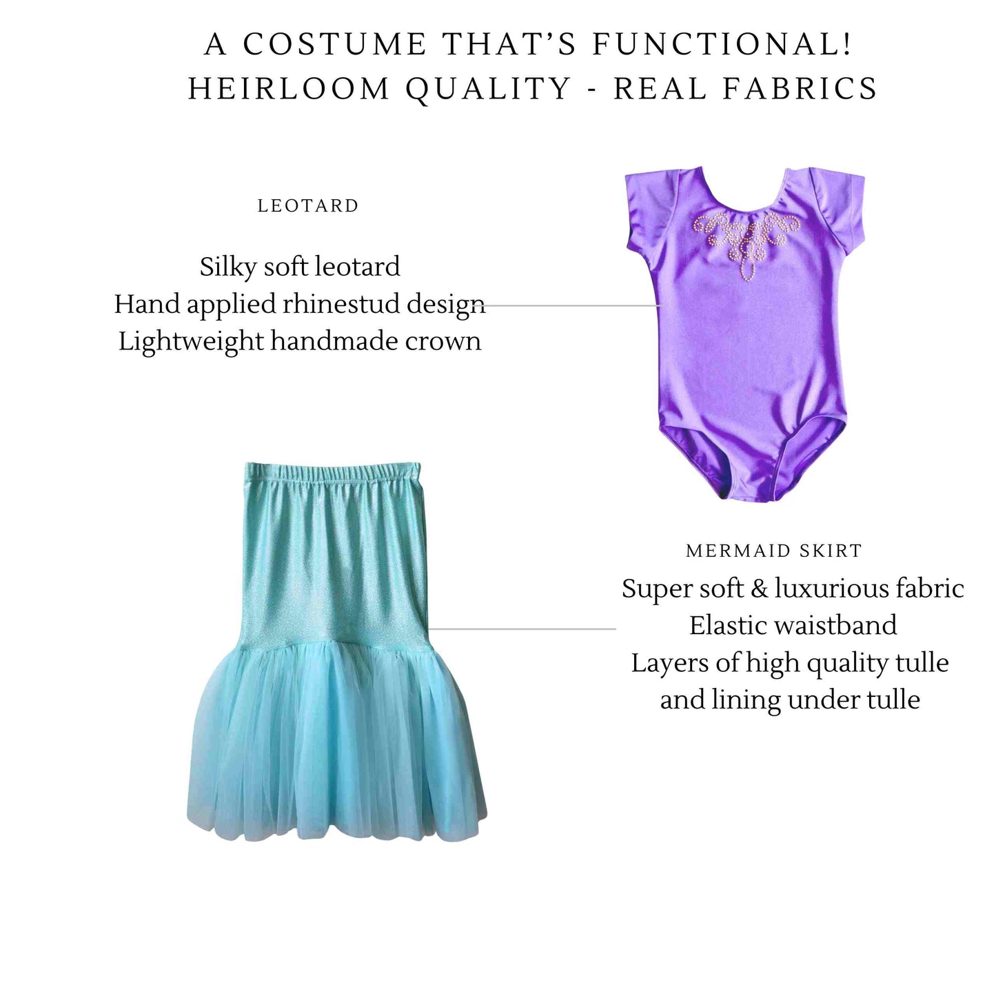 a little girl's purple and blue dress and a purple and blue bodysuit