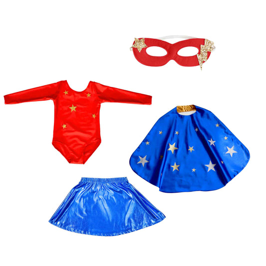 All Star Costume Set, Red/Blue