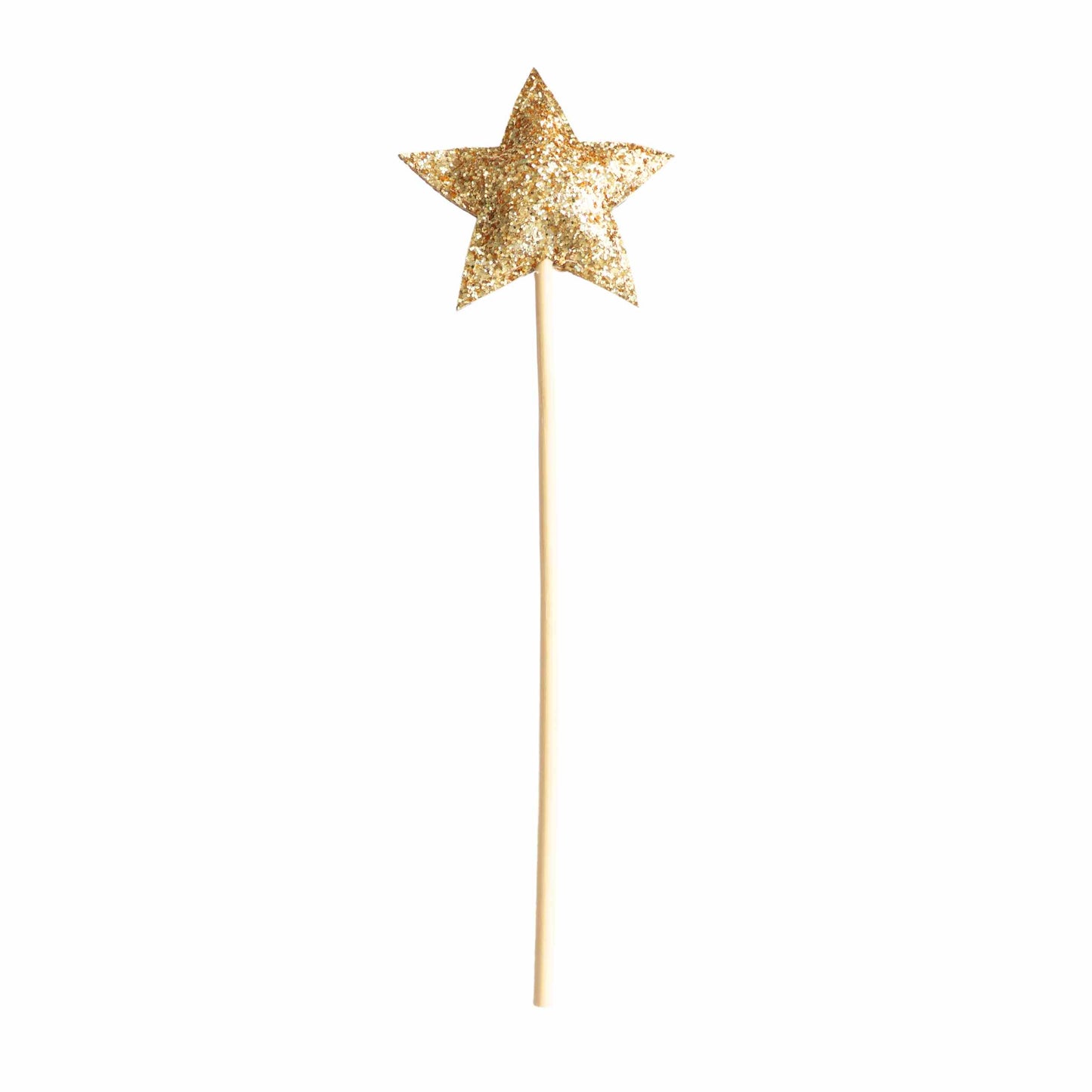 Glitter Star Wand - Gold