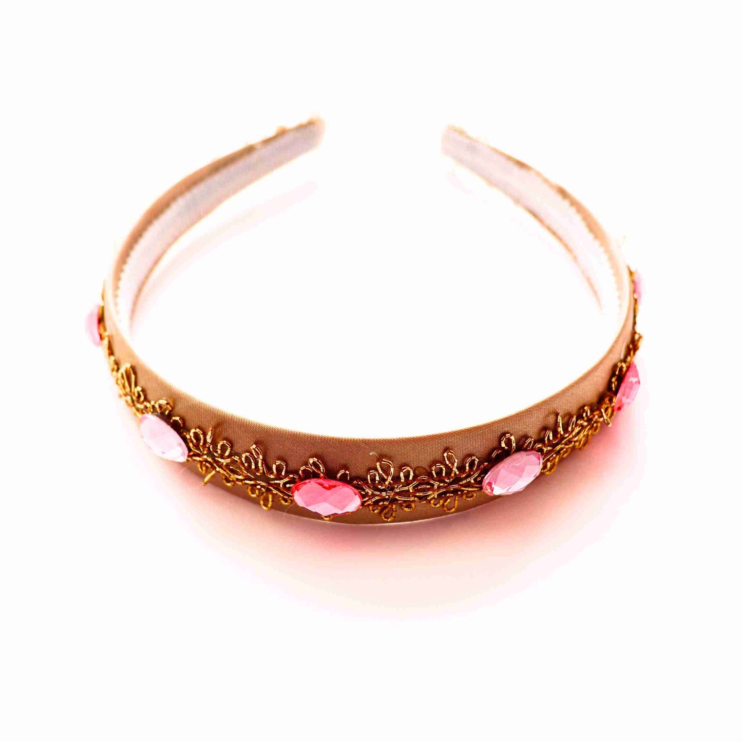 Jeweled Headband  - Pink Gem