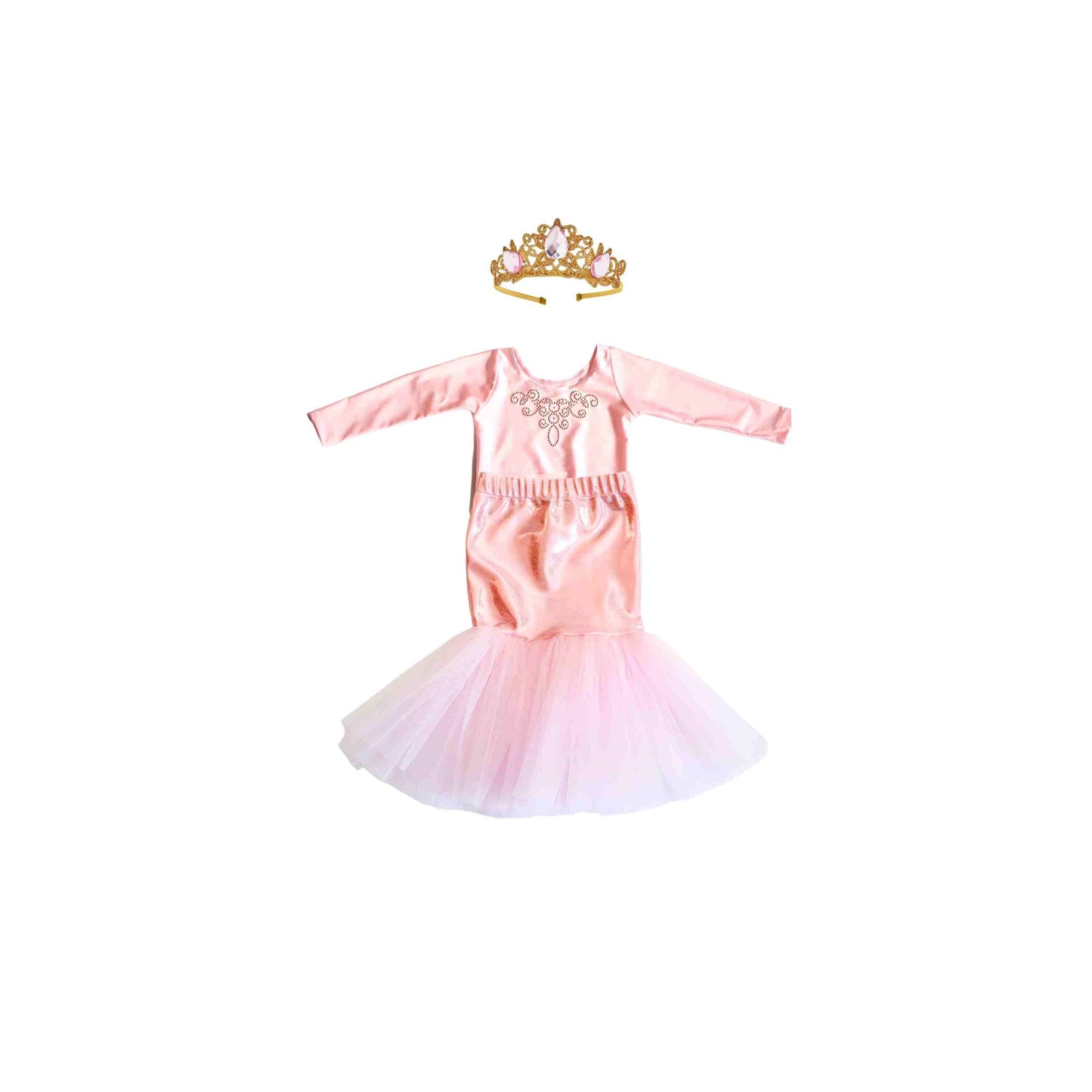 Mermaid Costume Set - Pink/Pink