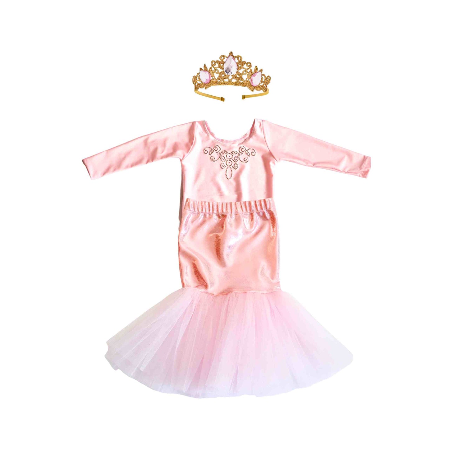 Mermaid Costume Set - Pink/Pink