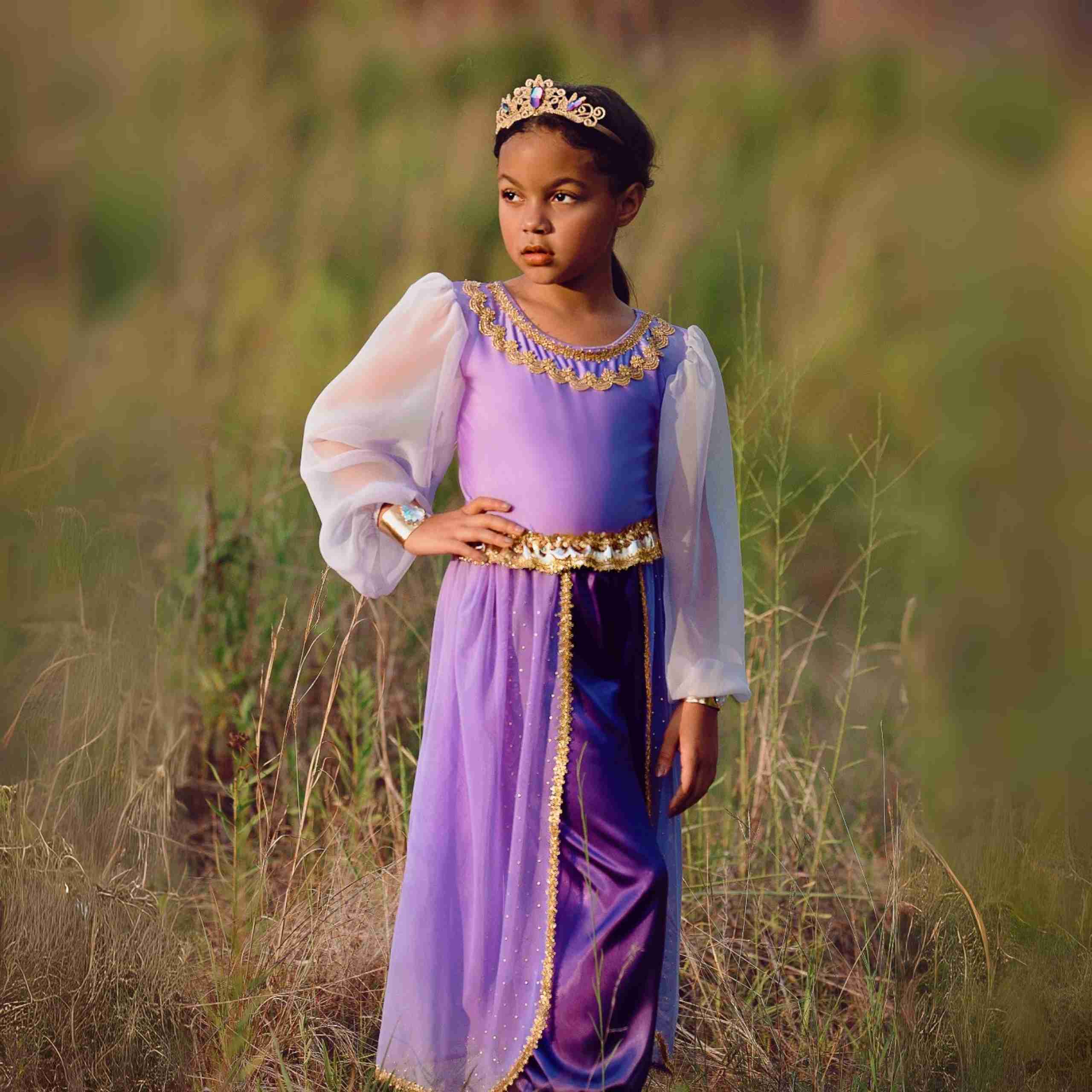 Swoon Arabian Princess Costume, Purple 3/4 Yrs (XS) Swoon Arabian Princess Costume, Purple 3/4 Yrs (XS)