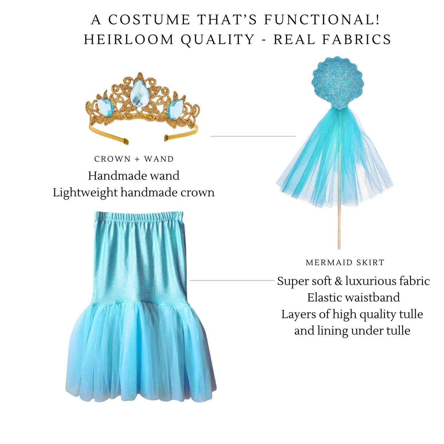 a costume that's functional and heiriom quality - real fabrics