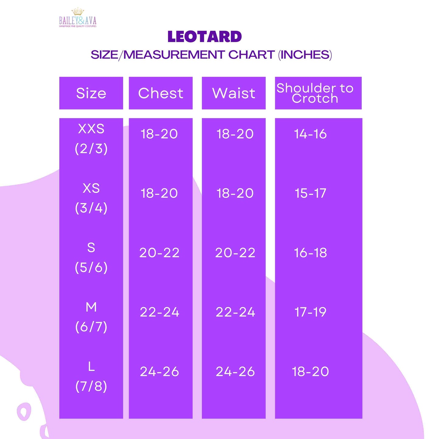 the size measurement chart for a women's skirt