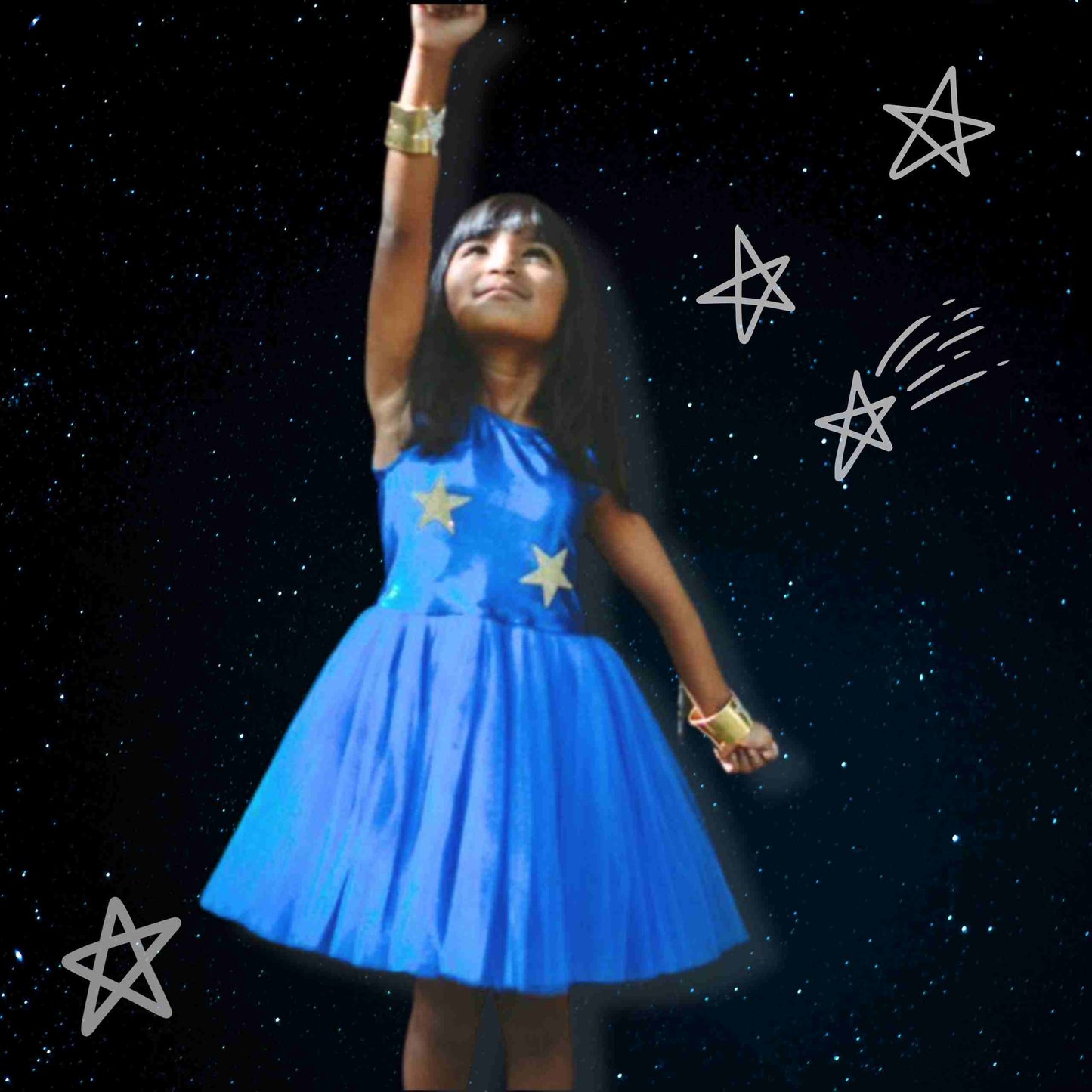 Superhero Dress Costume Set