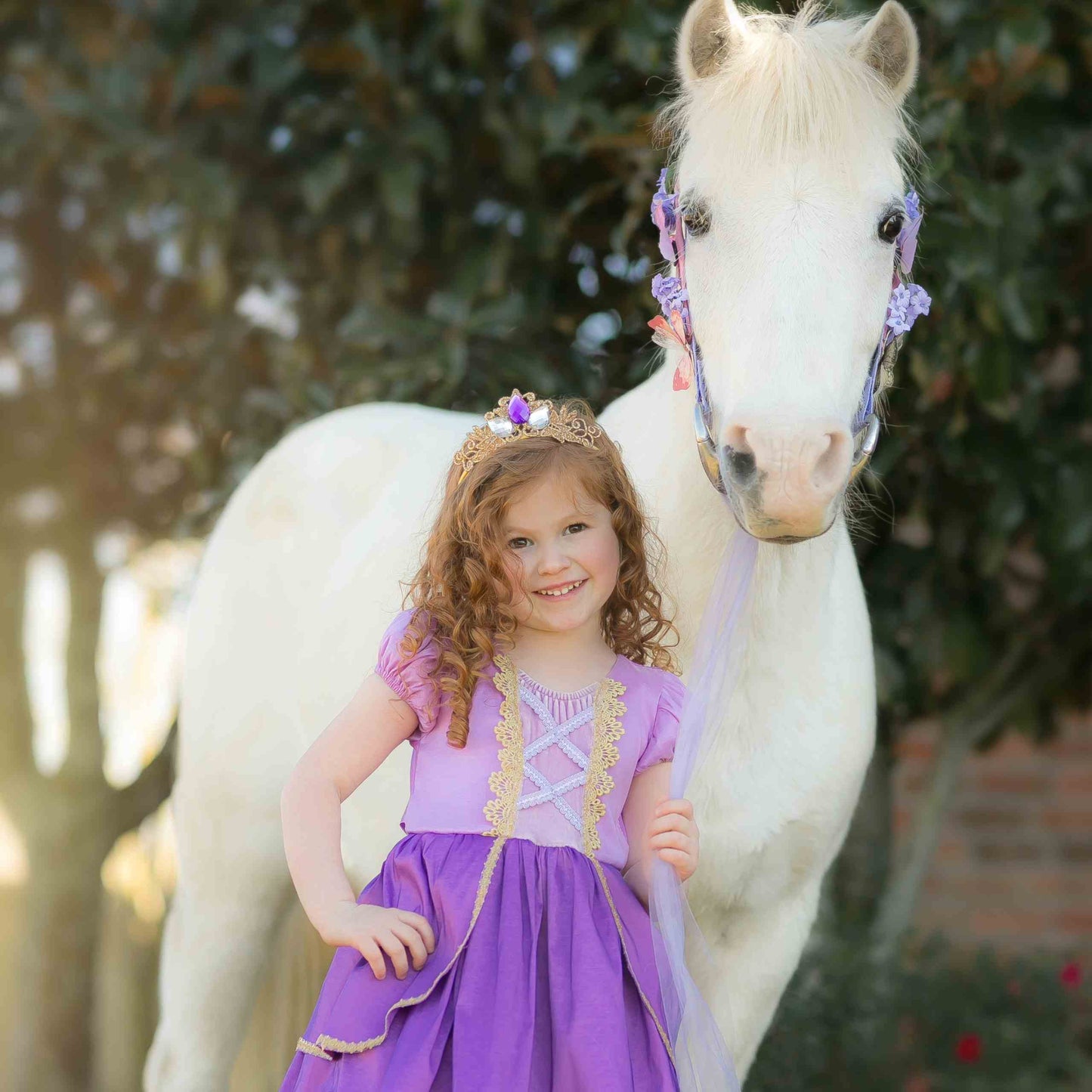 Pure Radiance Princess Crown - Purple/Clear