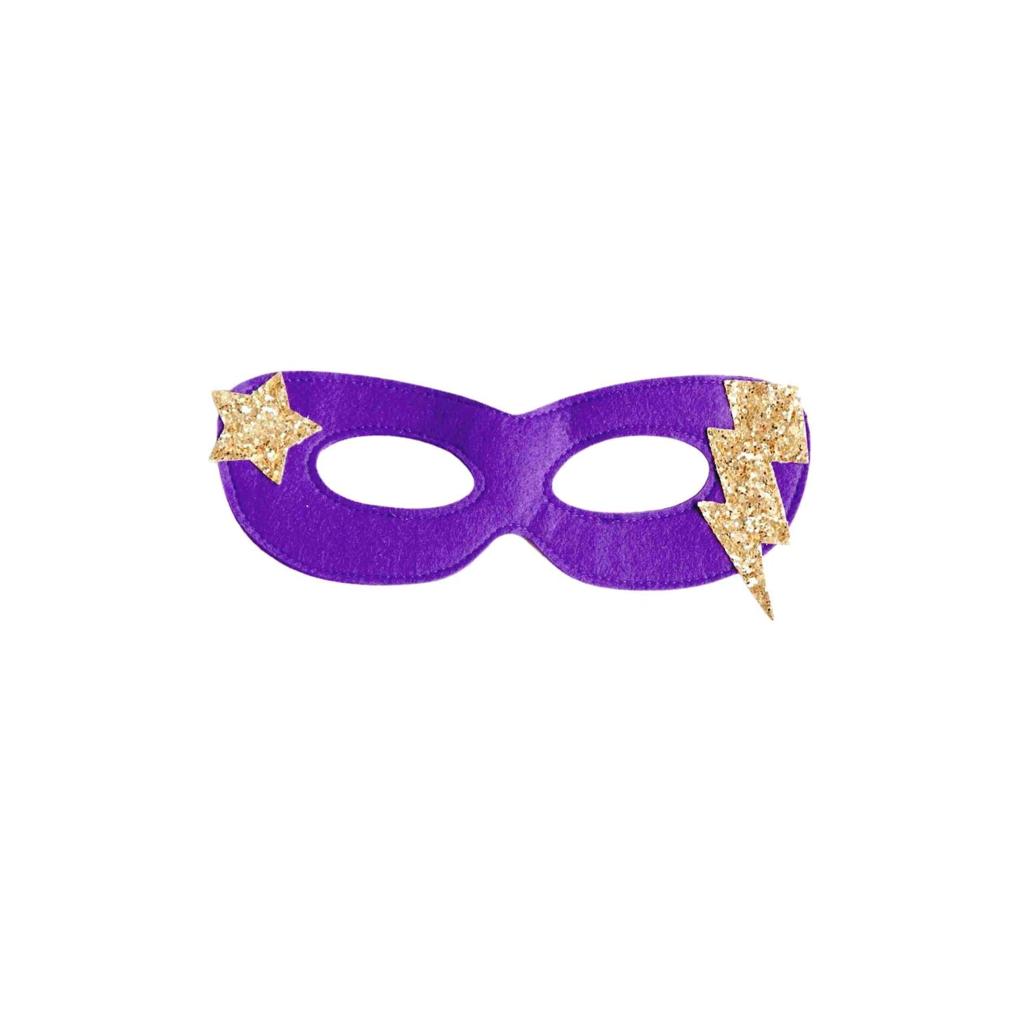 Superhero Mask & Cuff Set - Purple