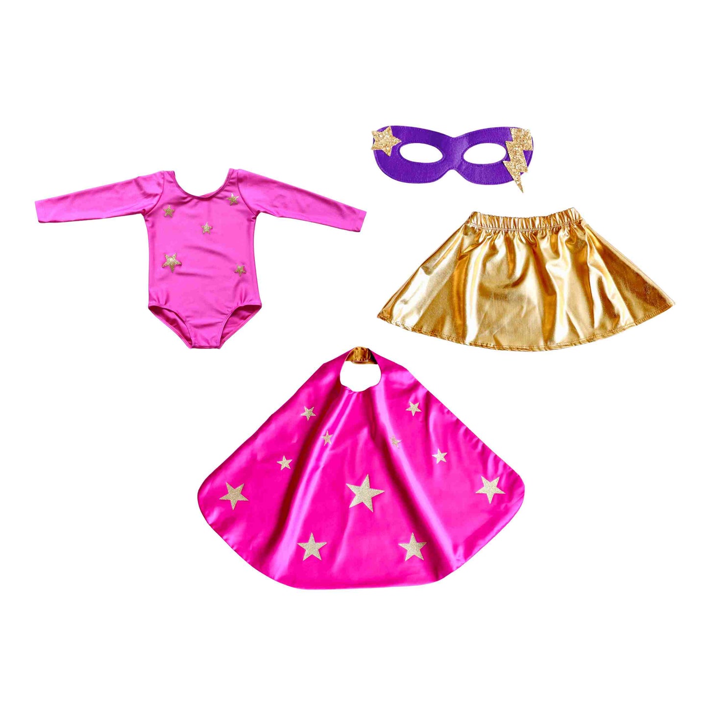 All Star Costume Set, Pink/Gold