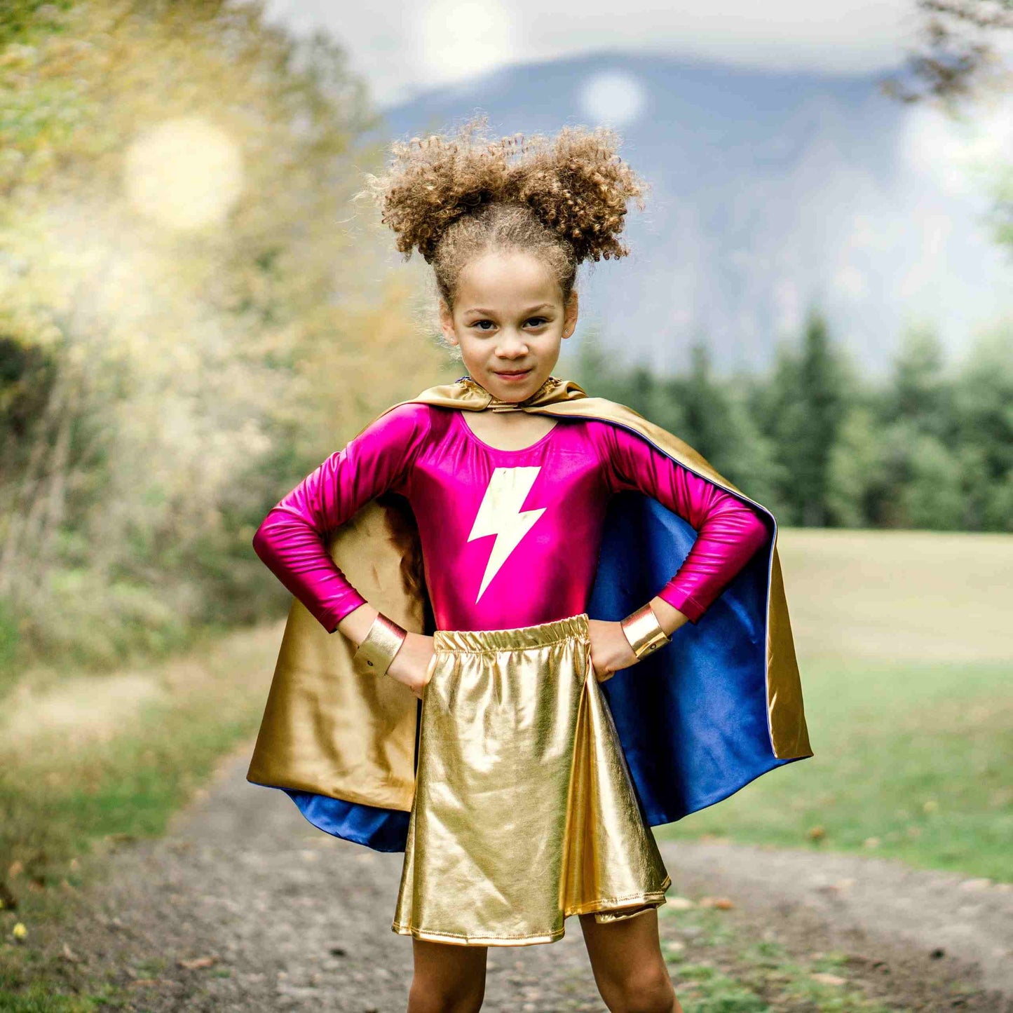 Lightning Bolt Costume Set - Pink/Gold
