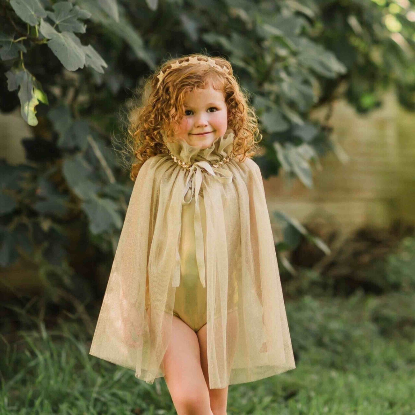 Queen Bee Princess Cape - Gold