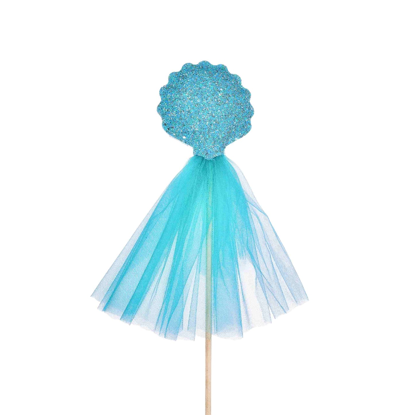 Mermaid Tail/Skirt, Crown & Wand Set, Turquoise