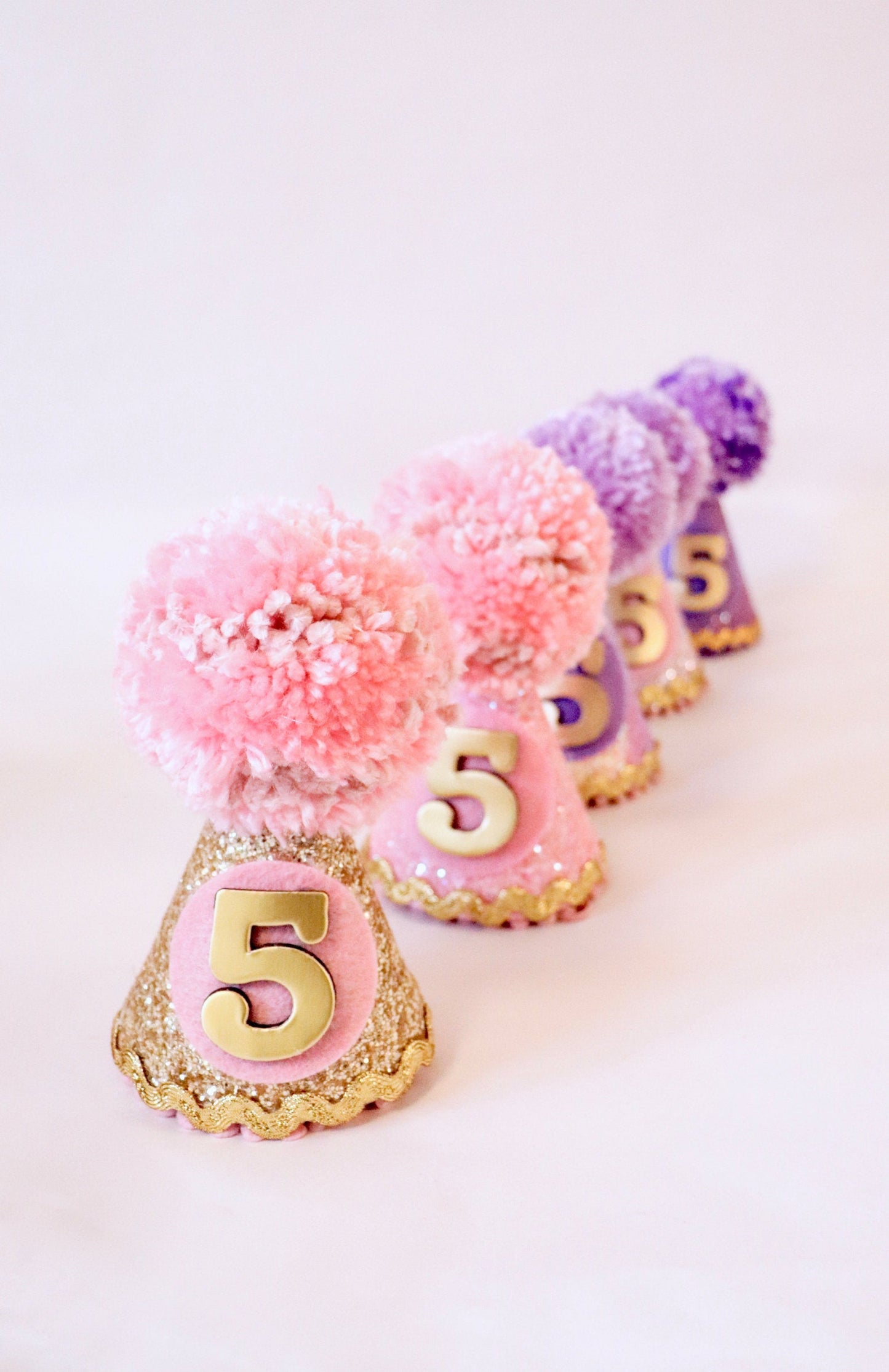 Custom Birthday Hat Custom - Pink Purple Gold Options
