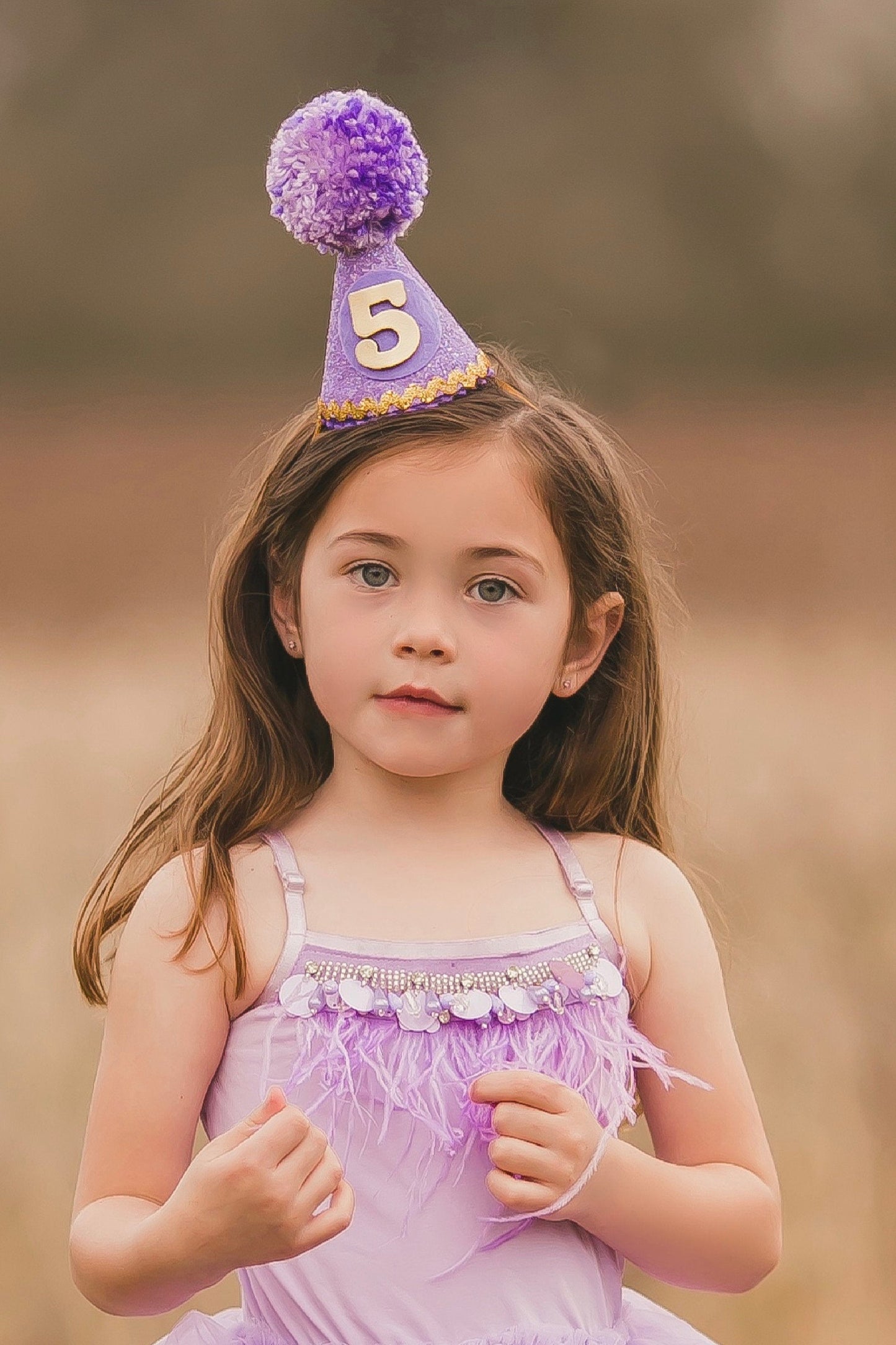 Custom Birthday Hat Custom - Pink Purple Gold Options