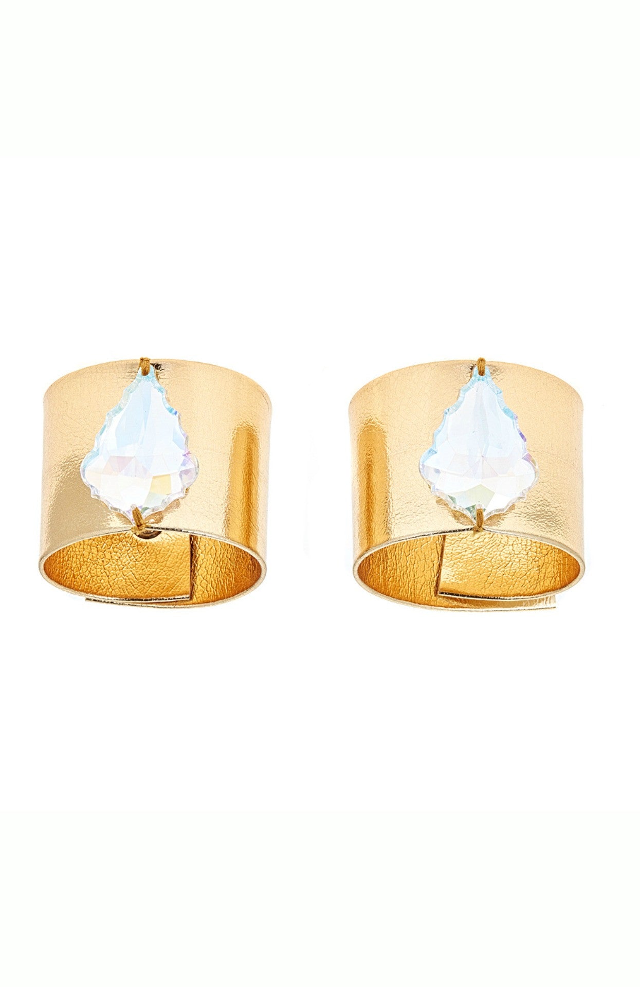 Default Type - Girl's "Pure Radiance" Dress-Up Cuff Set - Clear Jewels