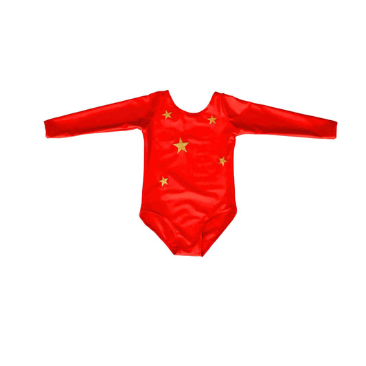 All Star Leotard With Set Options, Red