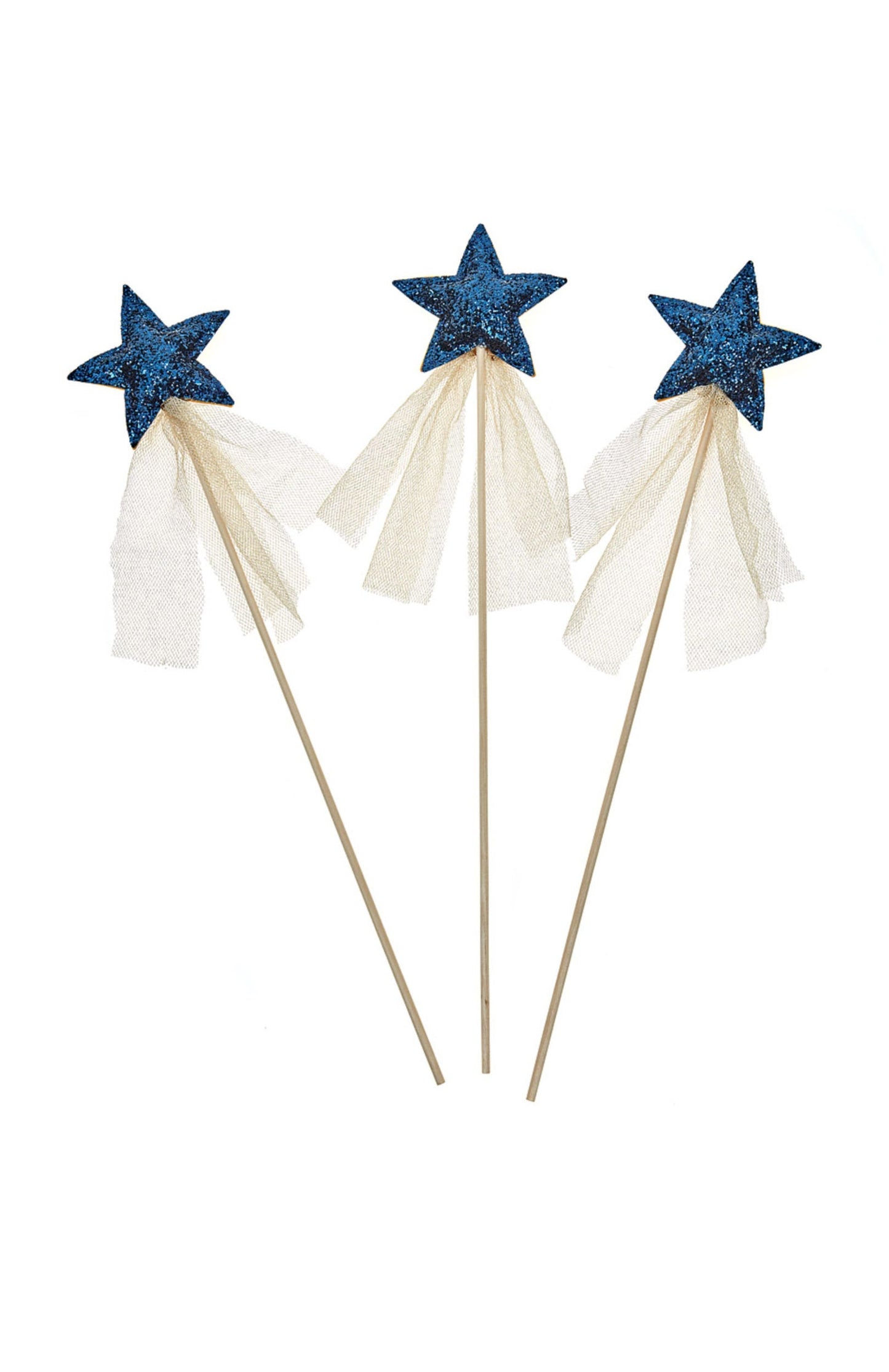 Wands - Glitter Sparkle Magic Wand - Navy/Gold