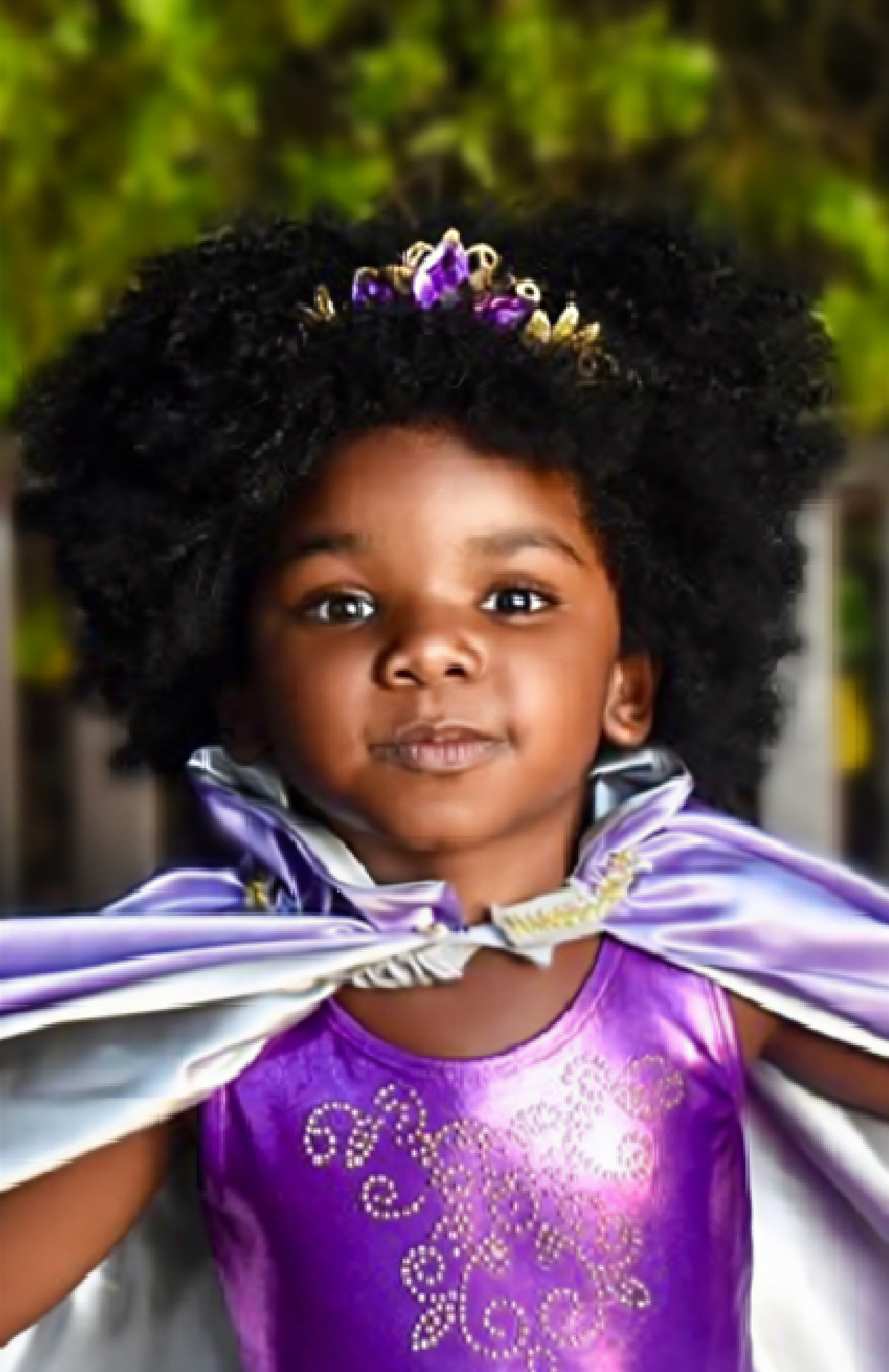 Trio Gem Princess Crown - Purple Gem
