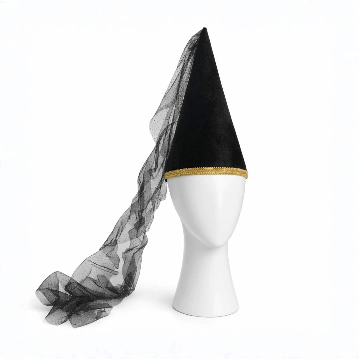 Medieval  Princess Hat  - Black