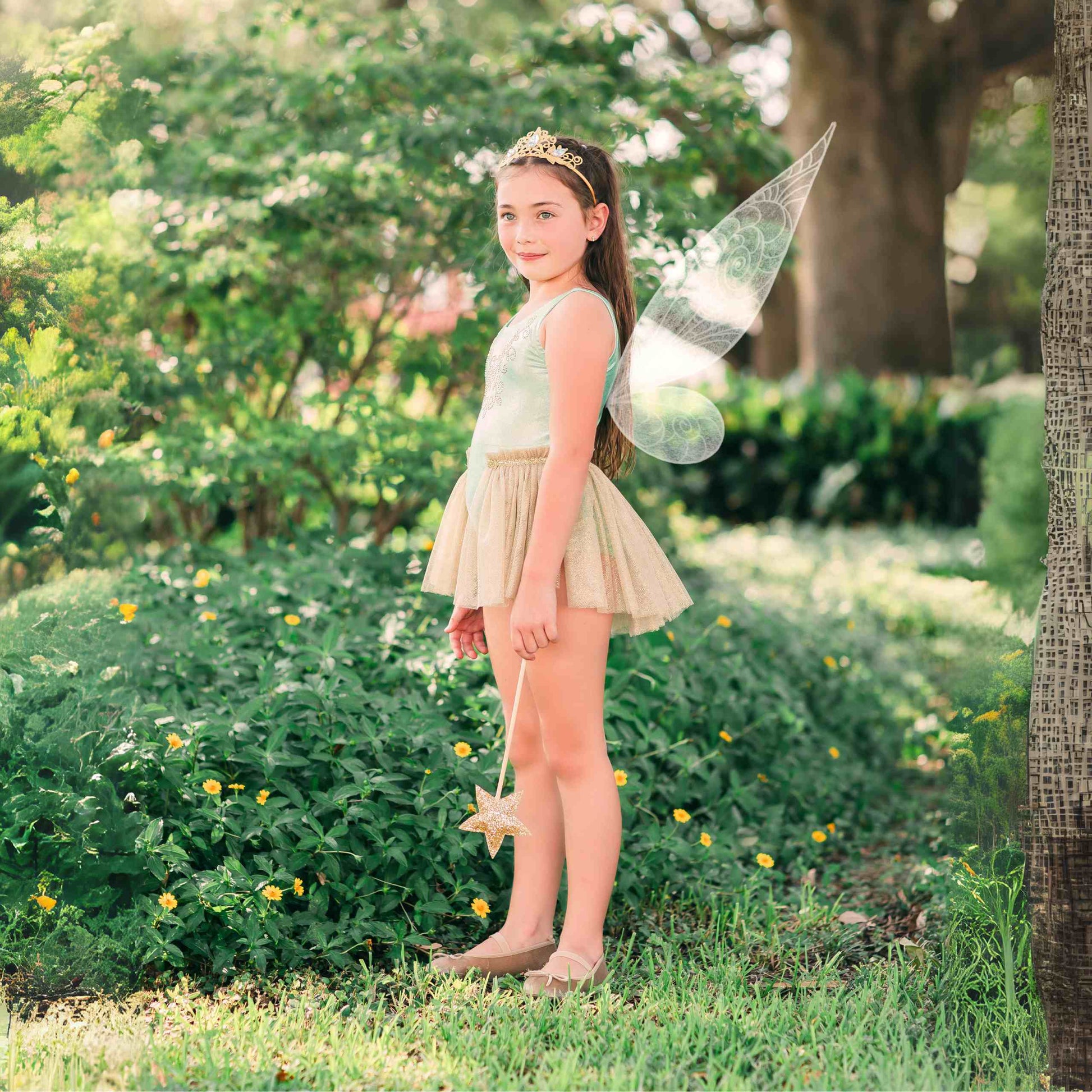 Magical Fairy Leotard Tutu Set - Green Bailey and Ava Magical Fairy Leotard Tutu Set - Green Bailey and Ava
