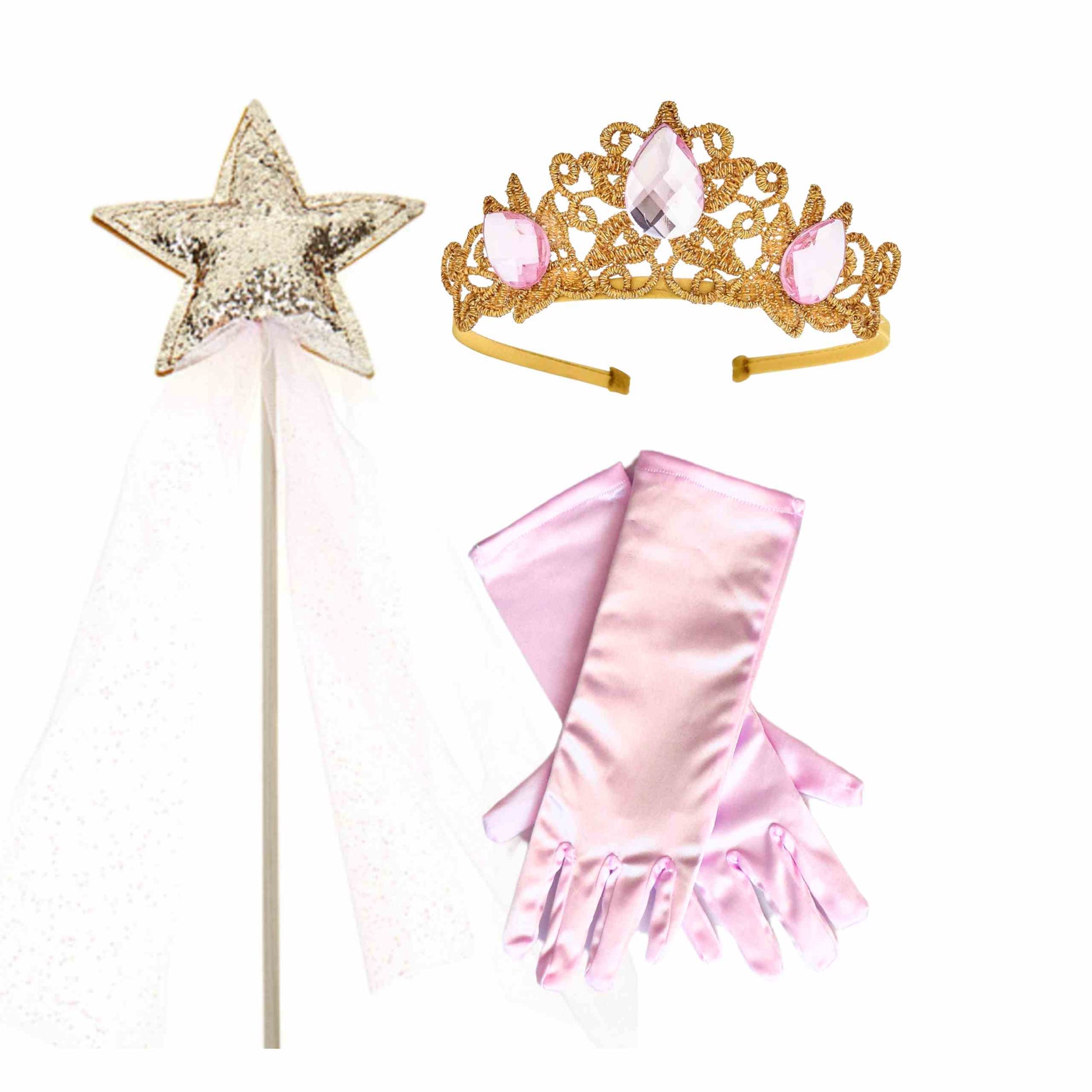 princess dress up crown Princess Dress Up Crown Gold Tiara for Girls Birthday Halloween Costume Accessories