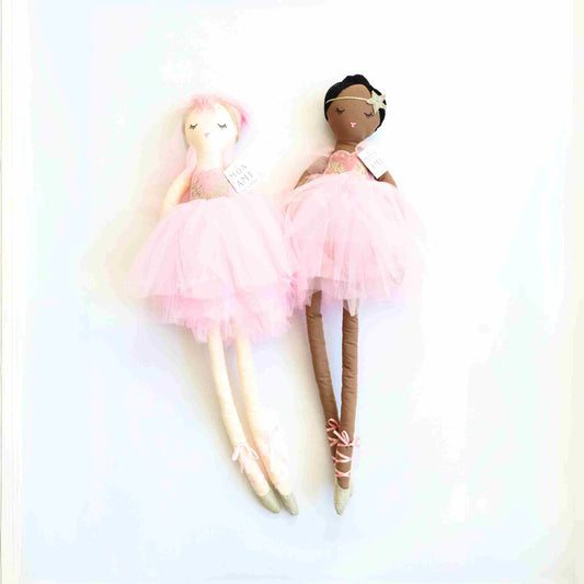 a doll and a doll on a white background