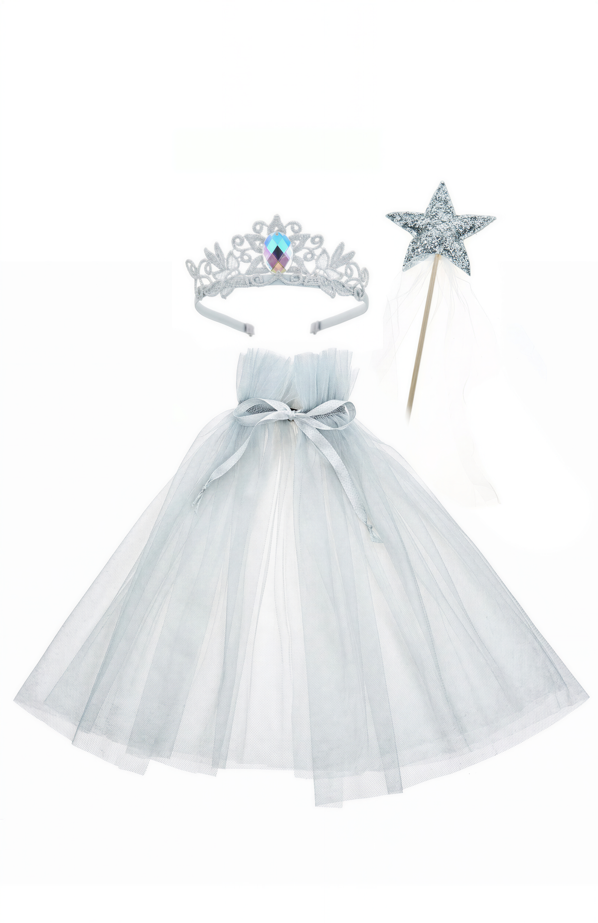 Princess Dresses Outfits - Princess In-a-Box - Mirror Mirror Silver