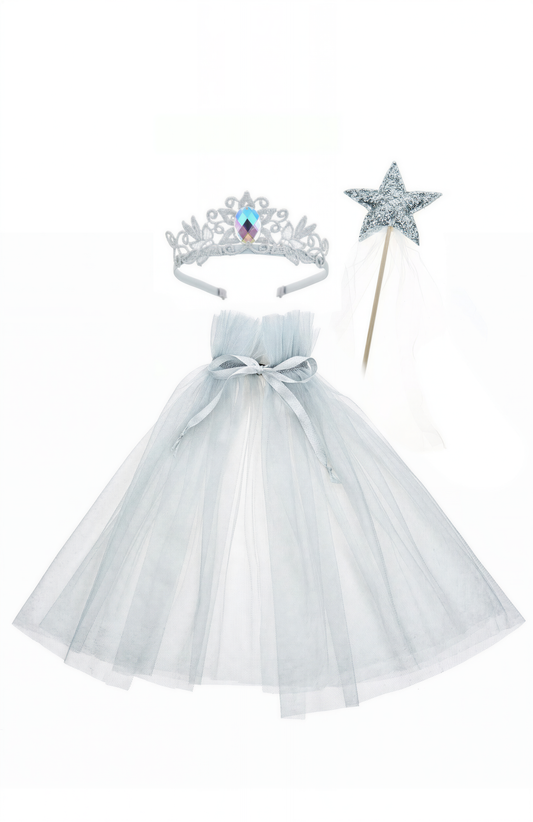 Princess Dresses Outfits - Princess In-a-Box - Mirror Mirror Silver