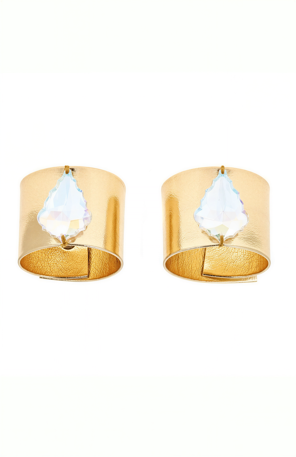 Default Type - Girl's "Pure Radiance" Dress-Up Cuff Set - Clear Jewels