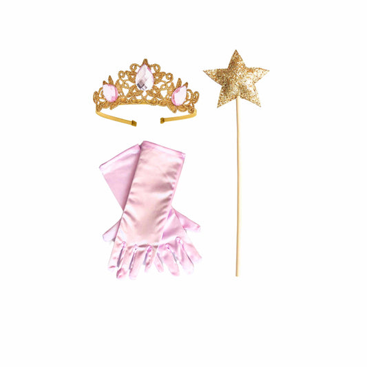a tiara and wand with a tiara on top of it