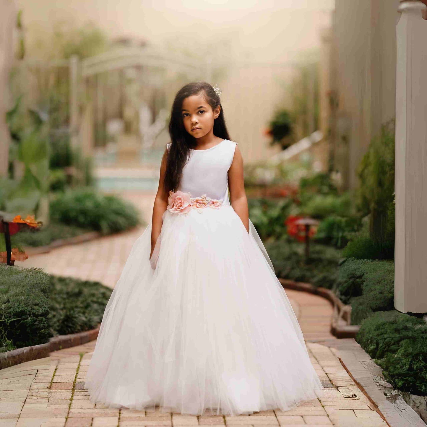 "Le Fleur" Flower Girl Dress