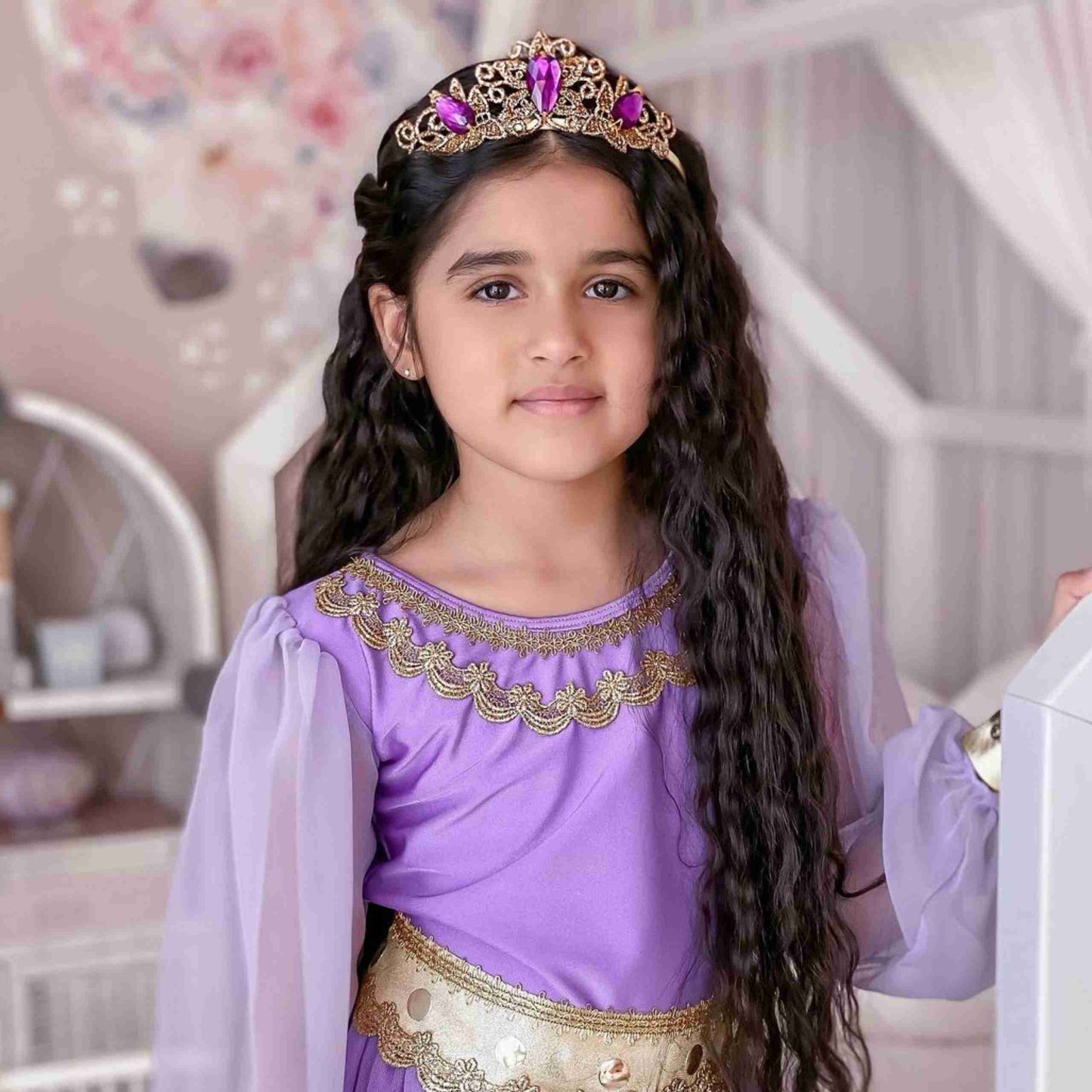 Swoon Arabian Princess Costume, Purple