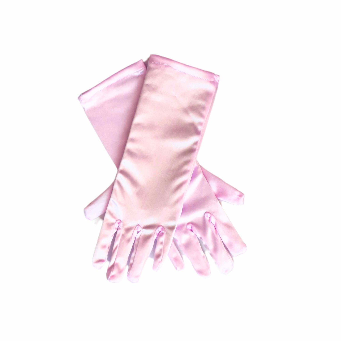 a pair of pink gloves on a white background