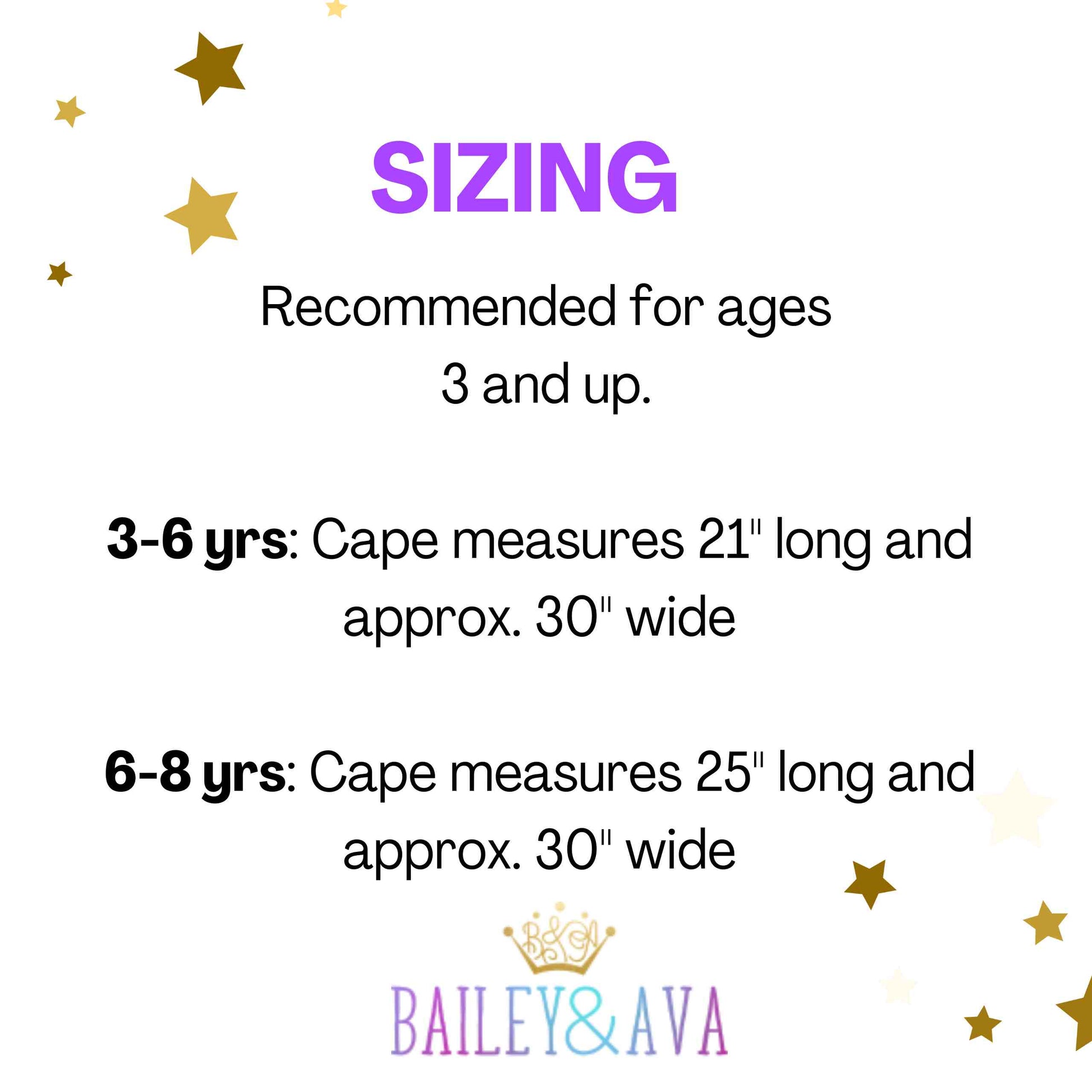 a sign that says, size and measurements