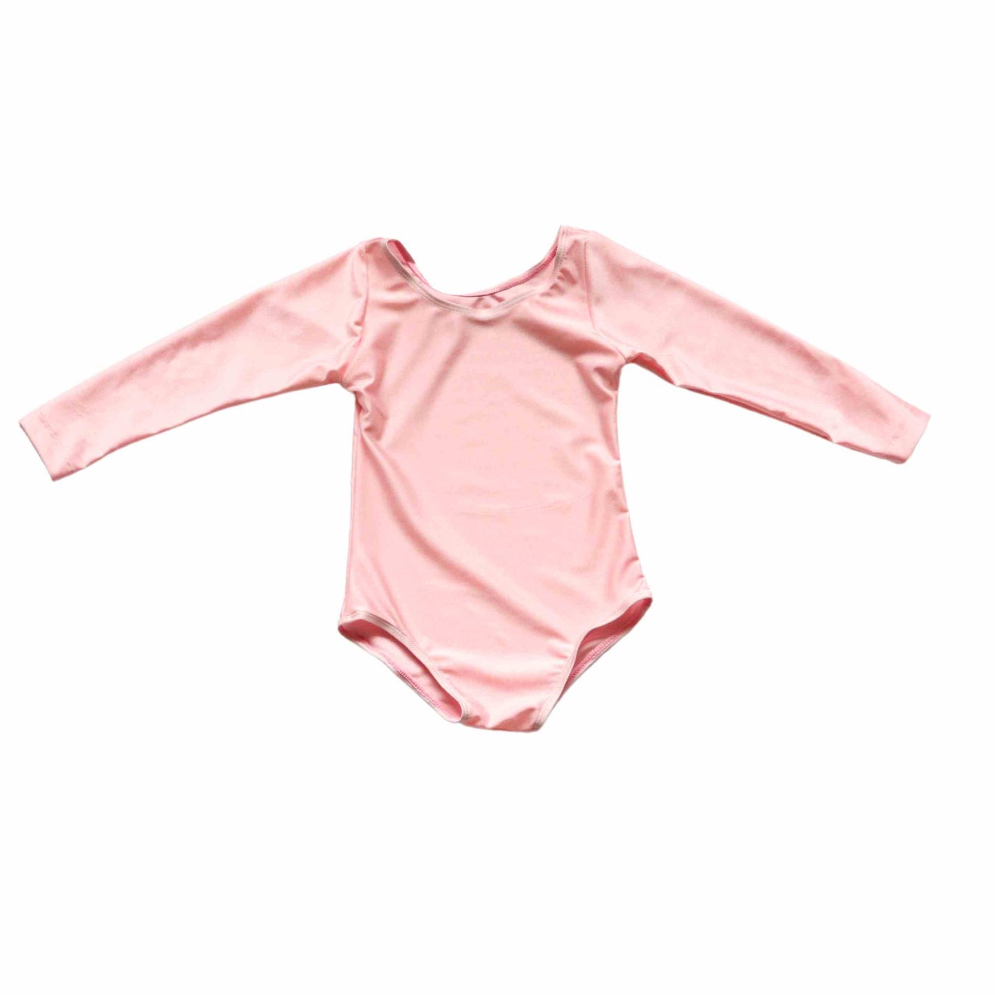 a pink bodysuit on a white background