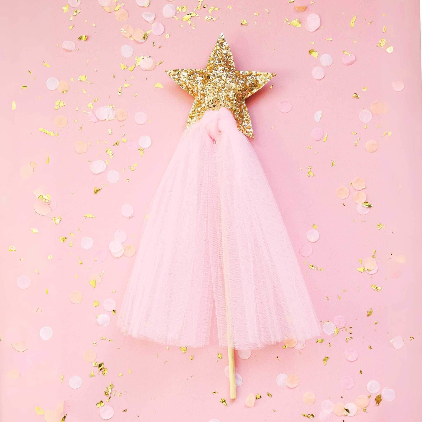 Kids Witch Costume Set  - Tulle Pink