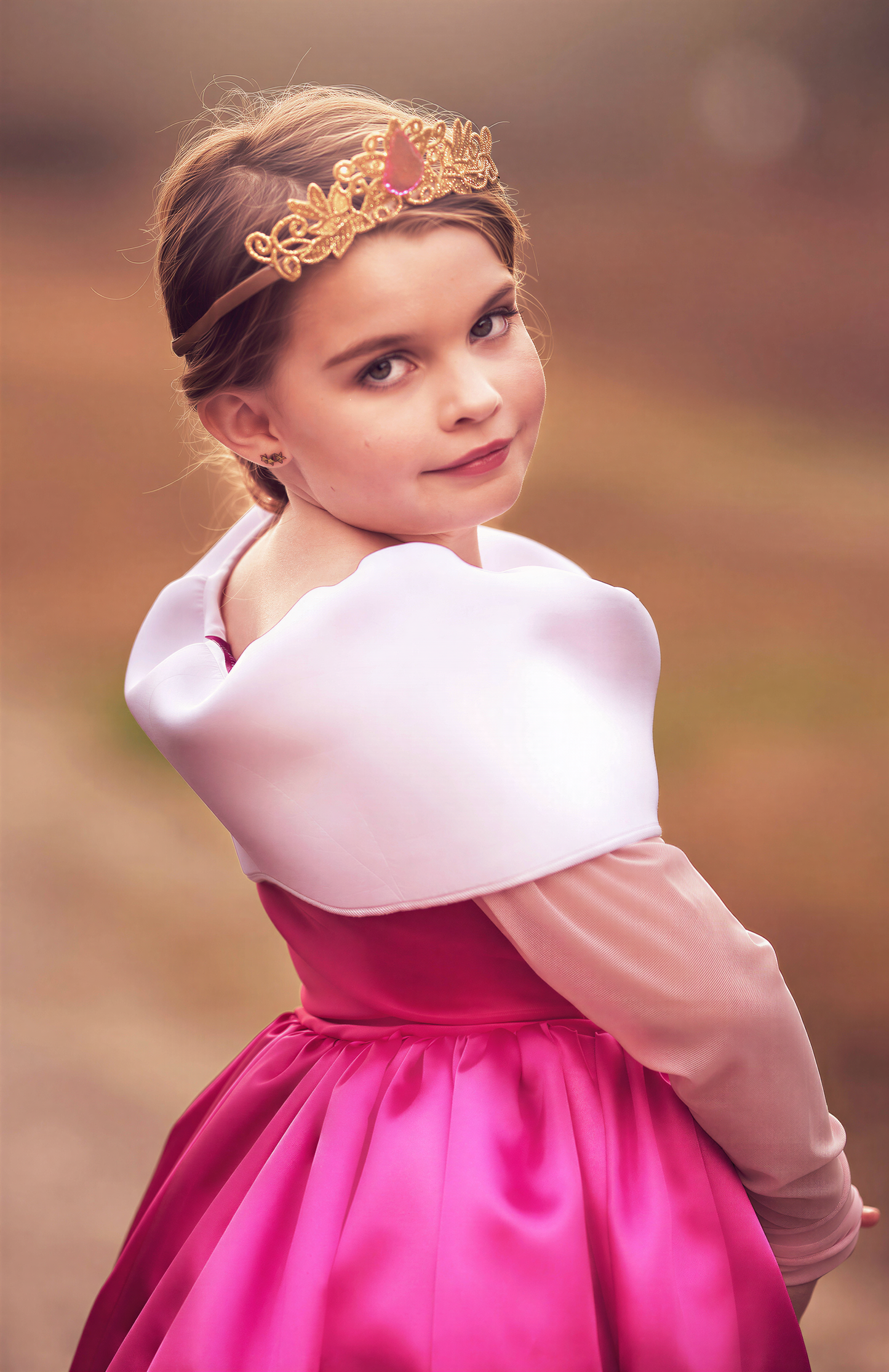 Princess Dresses Outfits - Heart Of Gold Princess Dress In Satin - Knee Length