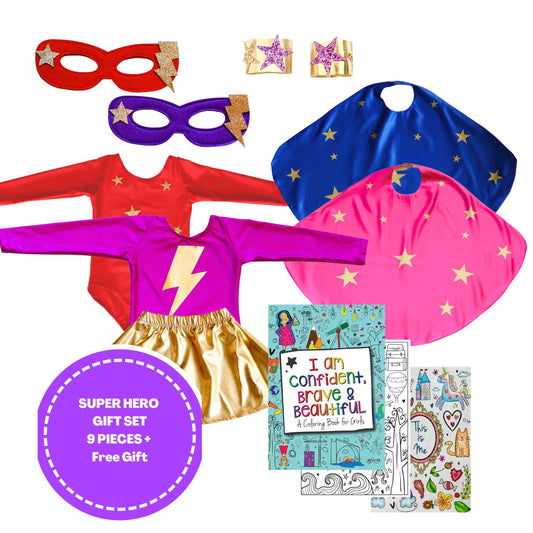 a group of children&#39;s clothing and accessories