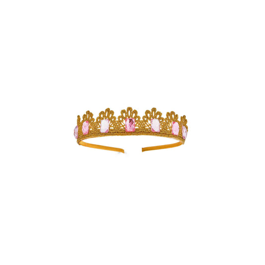 Princess Crown Headband  - Pink Gem