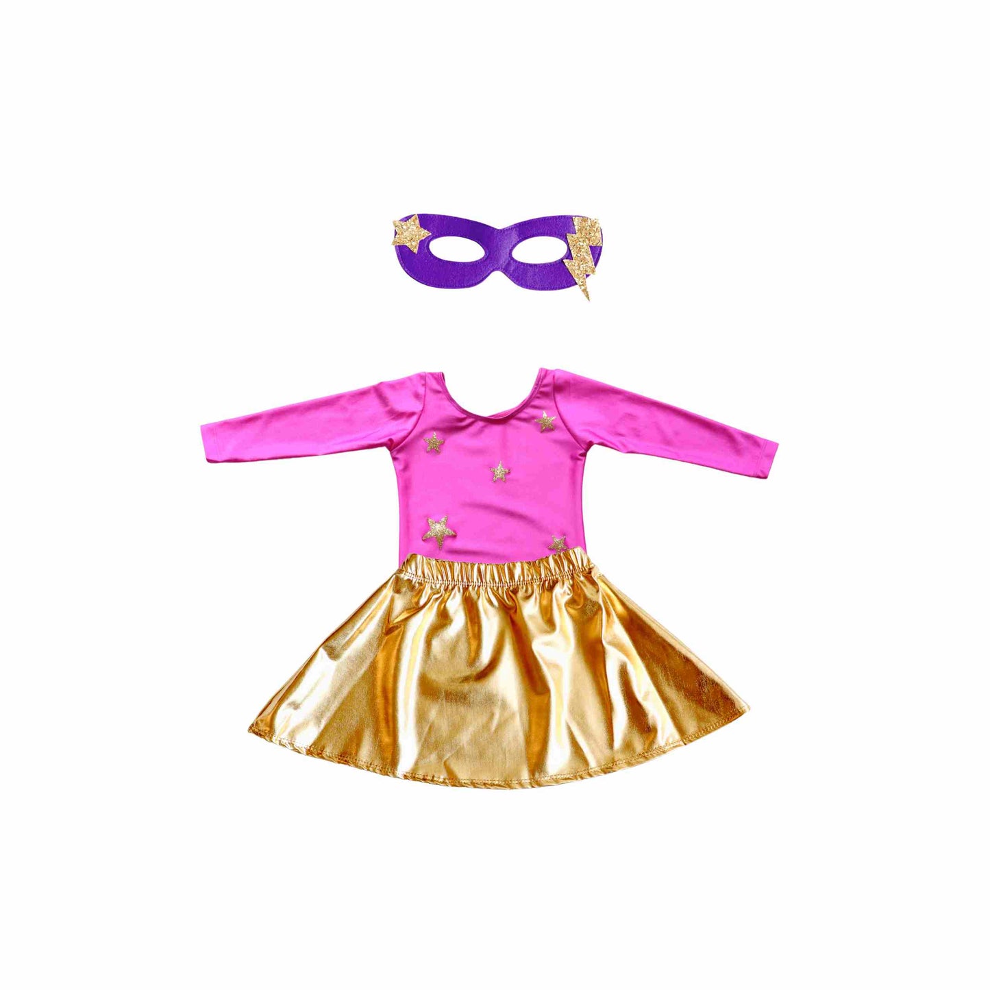 All Star Costume Set, Pink/Gold