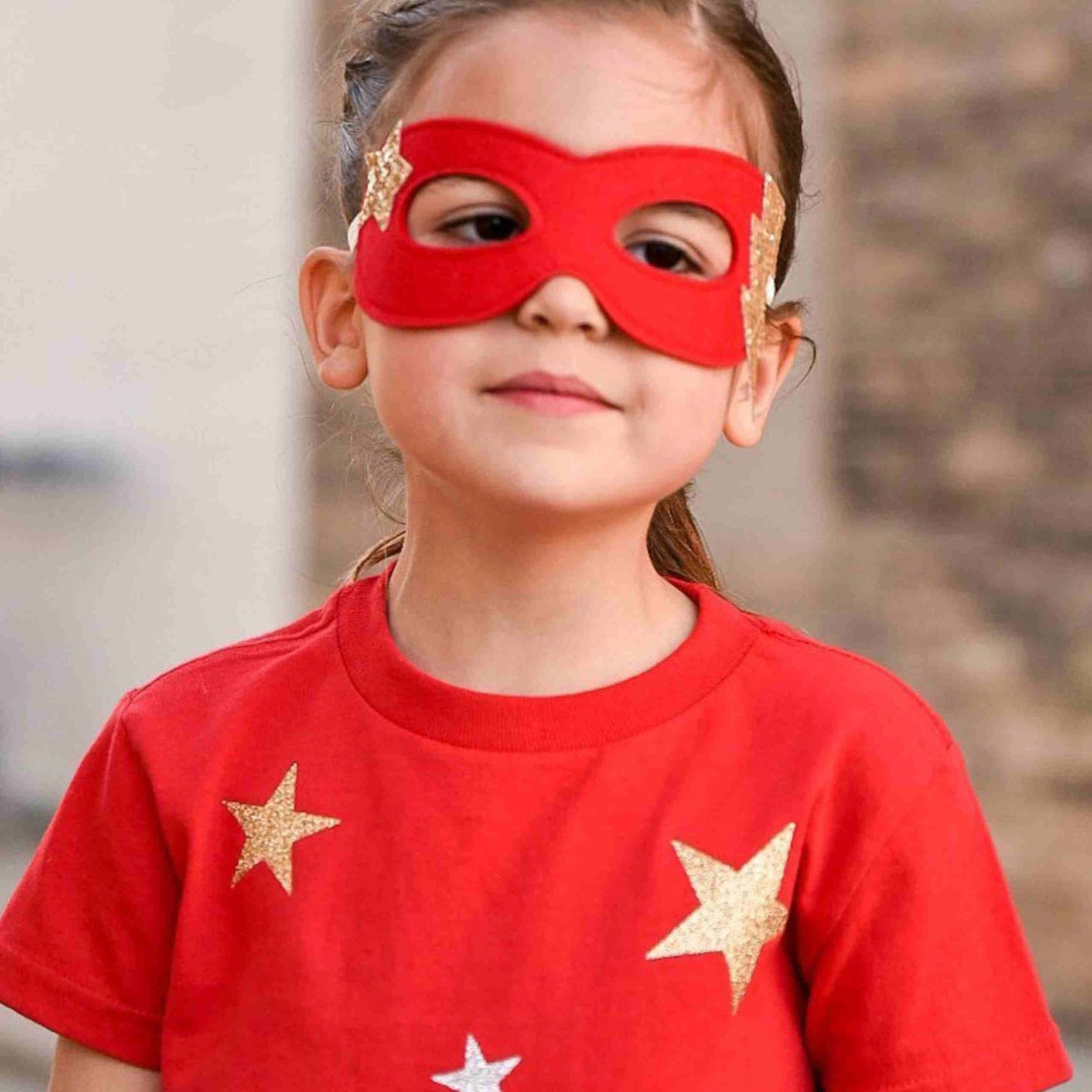 Superhero Mask & Cuff Set, Red