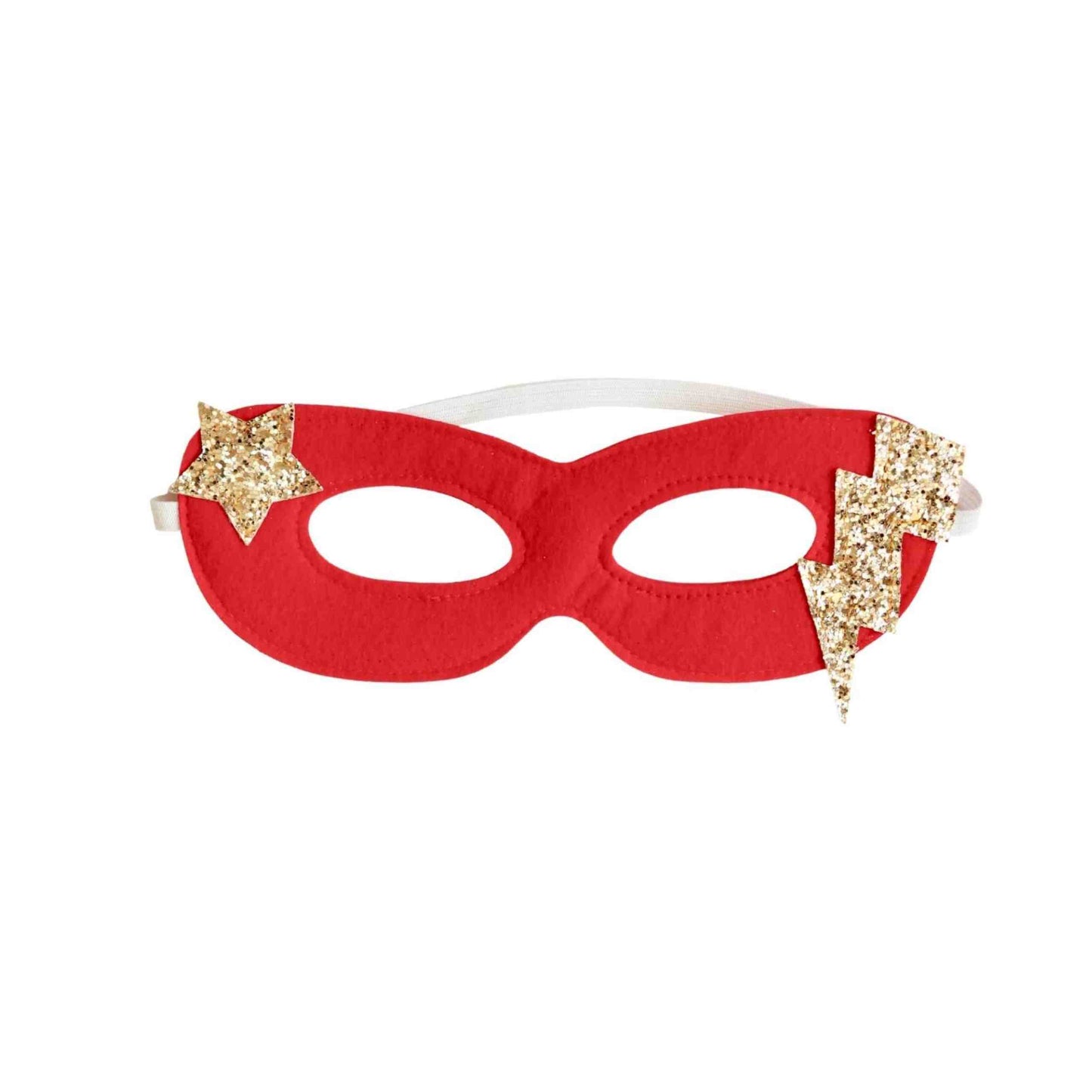 Lightning Bolt Costume Set, Metallic Red