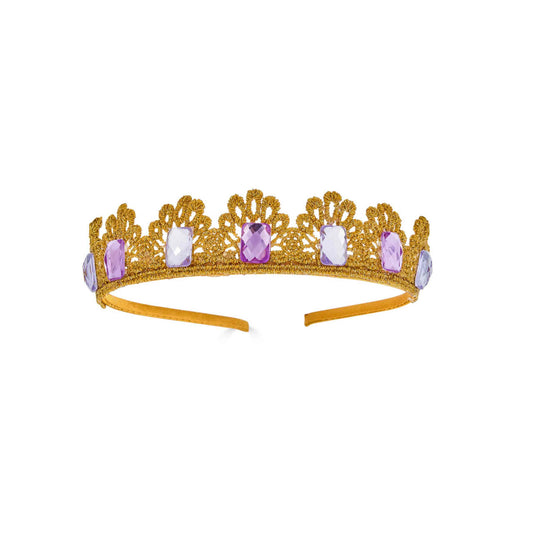 Princess Crown Headband  - Purple Gem