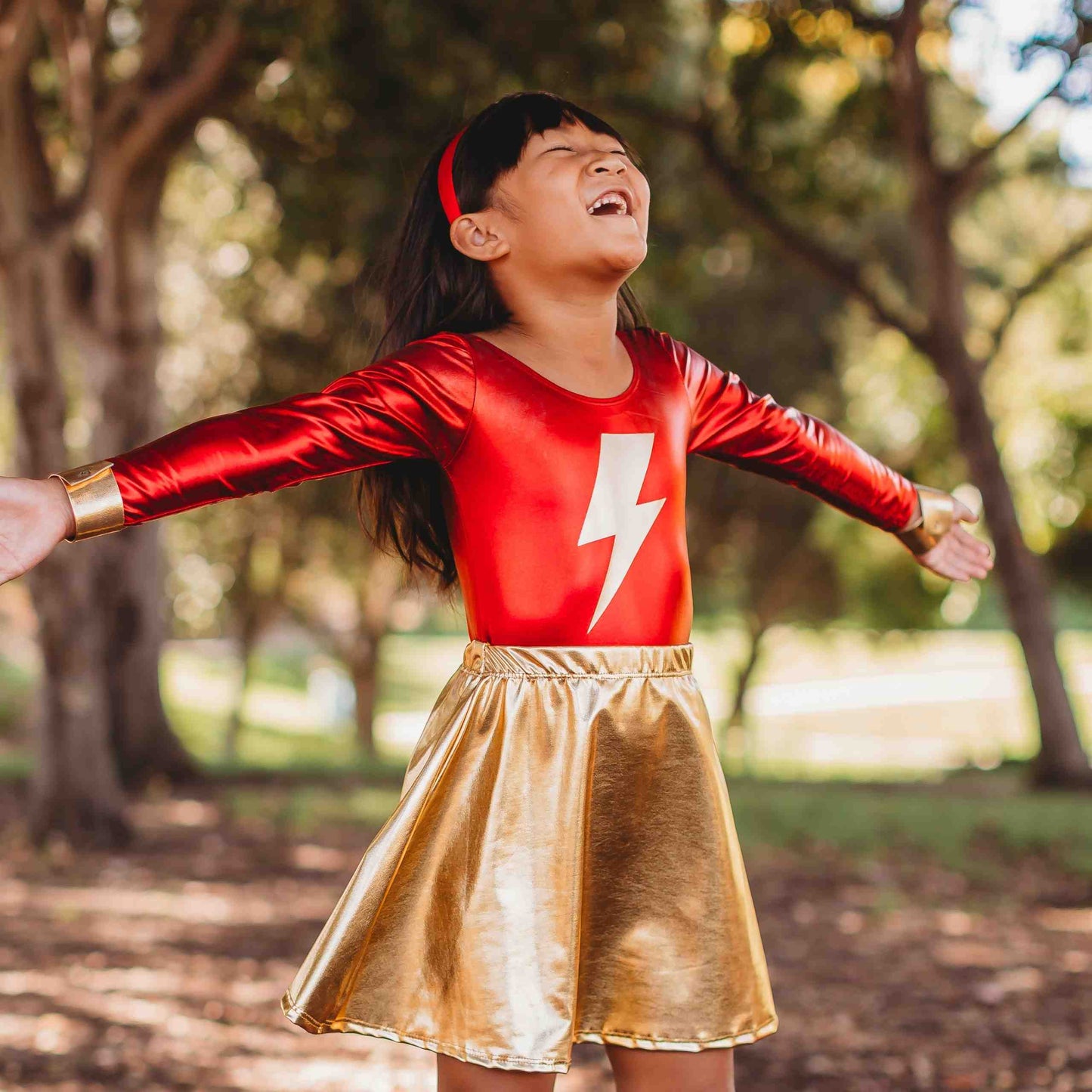 Metallic Skirt - Gold