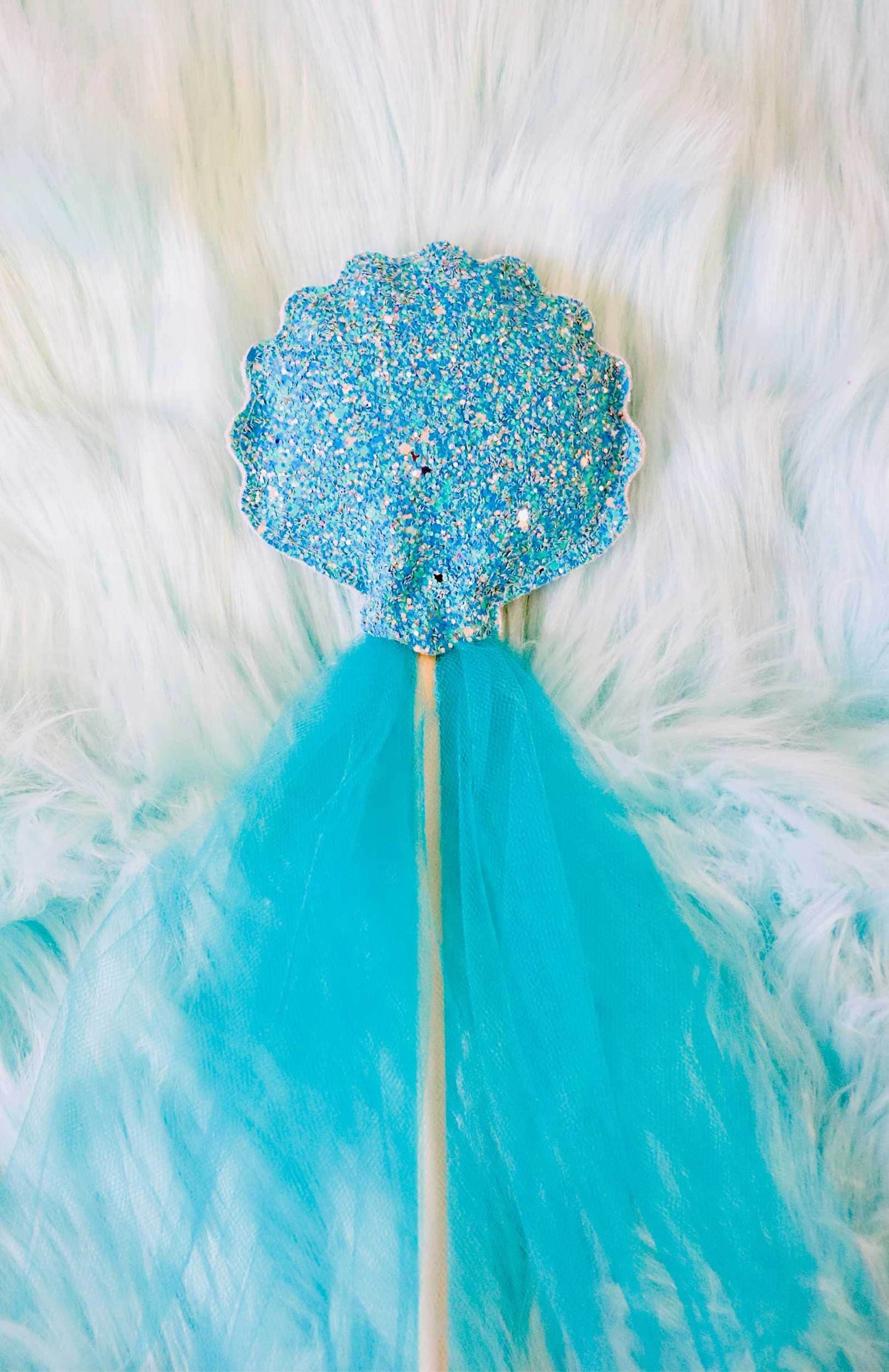 Mermaid Gift Set, Crowns + Wand , Gold & Blue