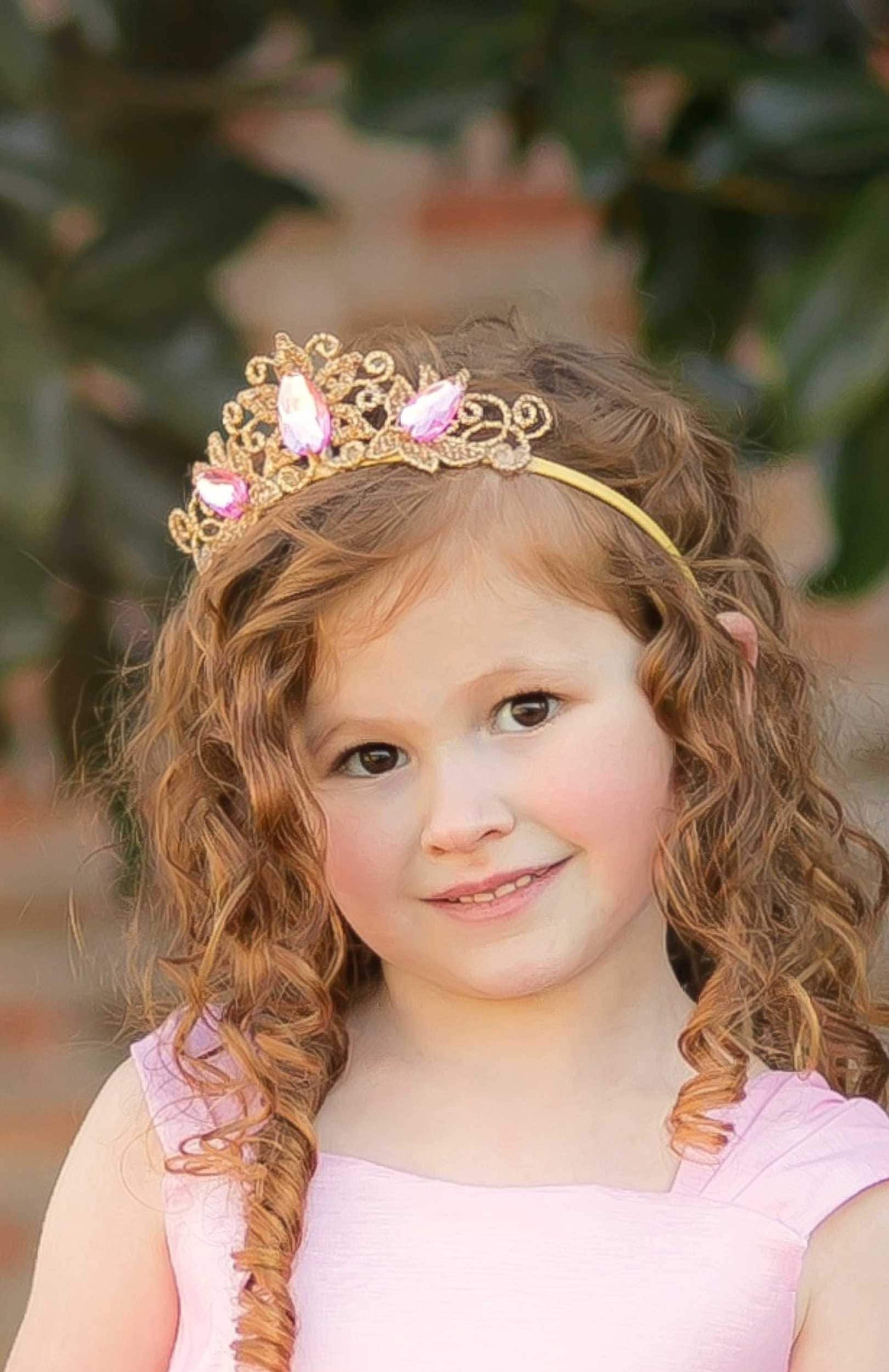 Princess Gift Set, Crowns + Wand, Gold & Pink