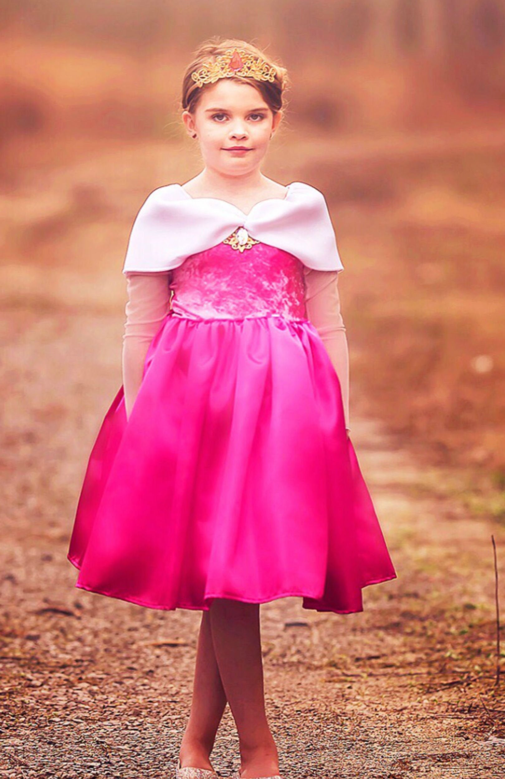 Princess Dresses Outfits - Heart Of Gold Princess Dress In Satin - Knee Length