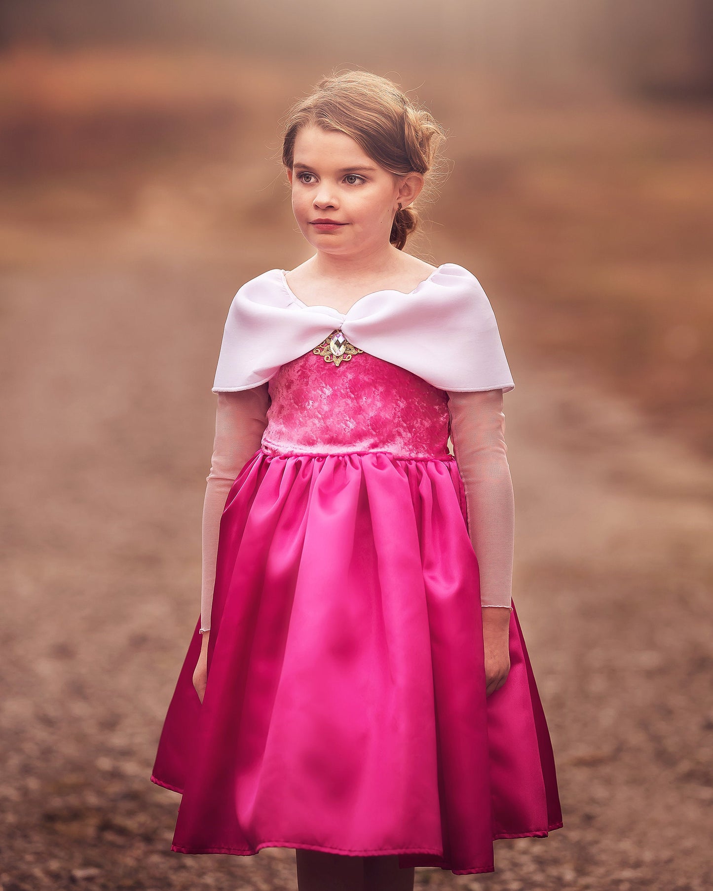 Princess Dresses Outfits - Heart Of Gold Princess Dress In Satin - Knee Length
