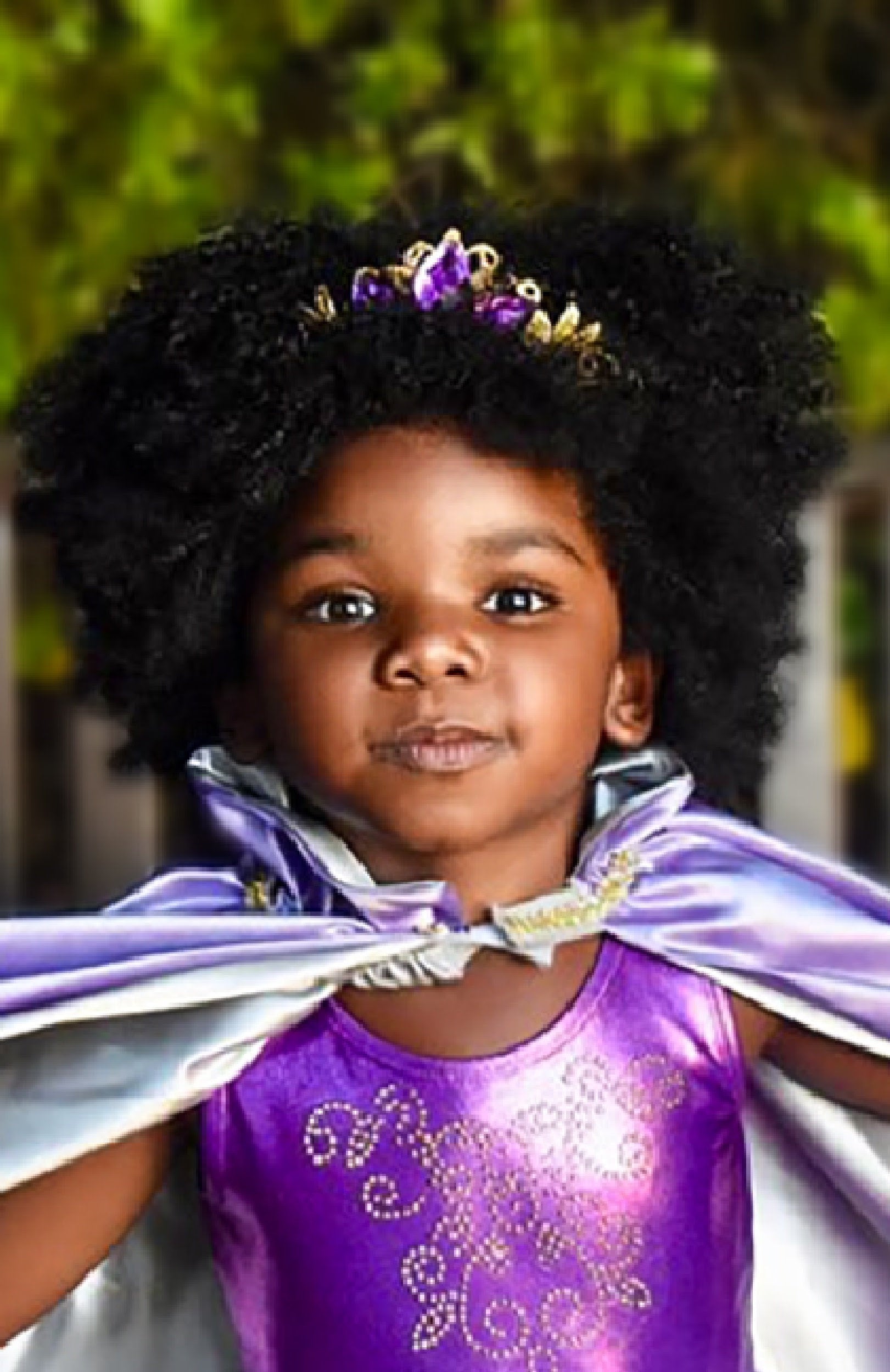 Trio Gem Princess Crown - Purple Gem